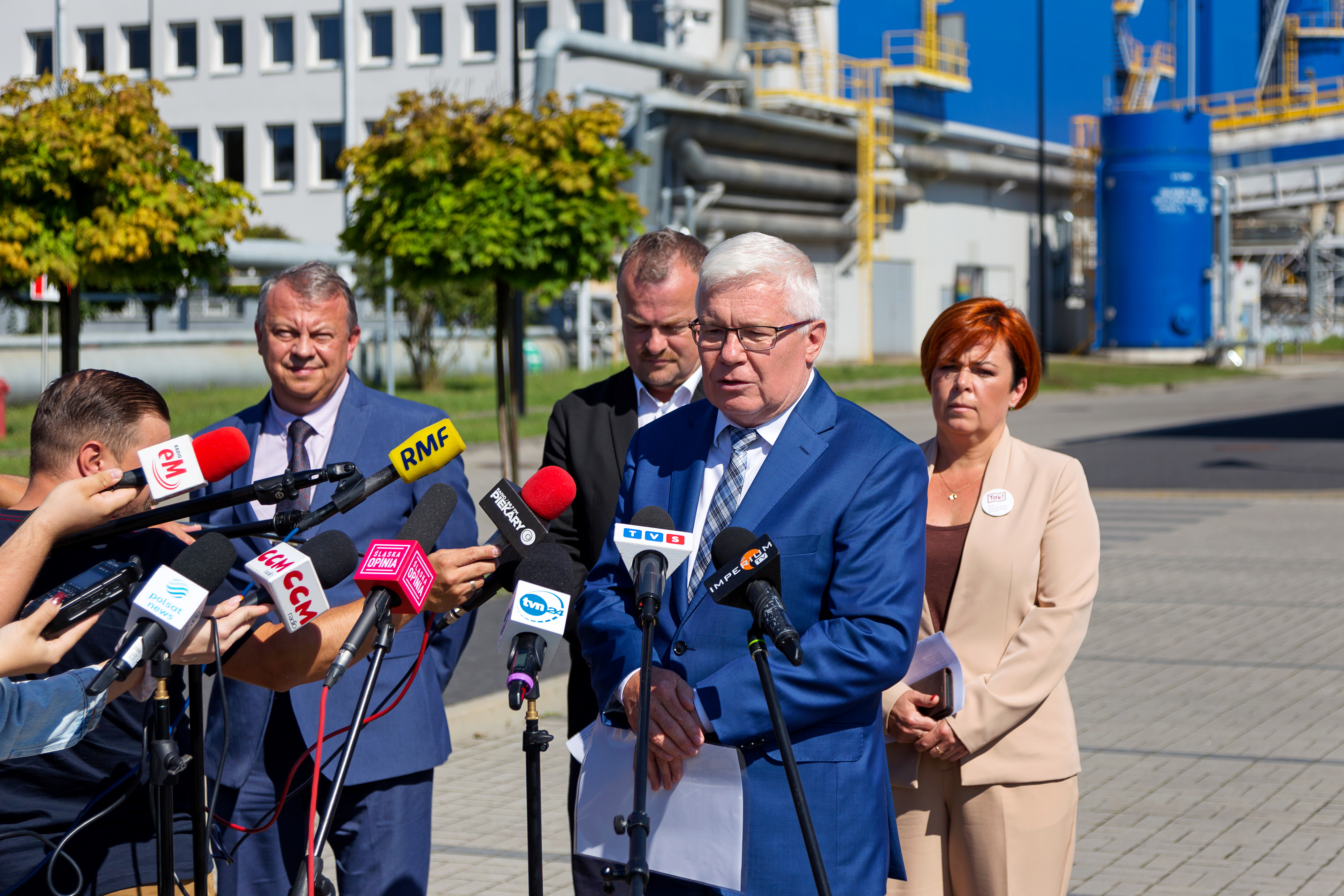 fot. D. Nita-Garbiec/UM Gliwice Prezydent na briefingu prasowym
