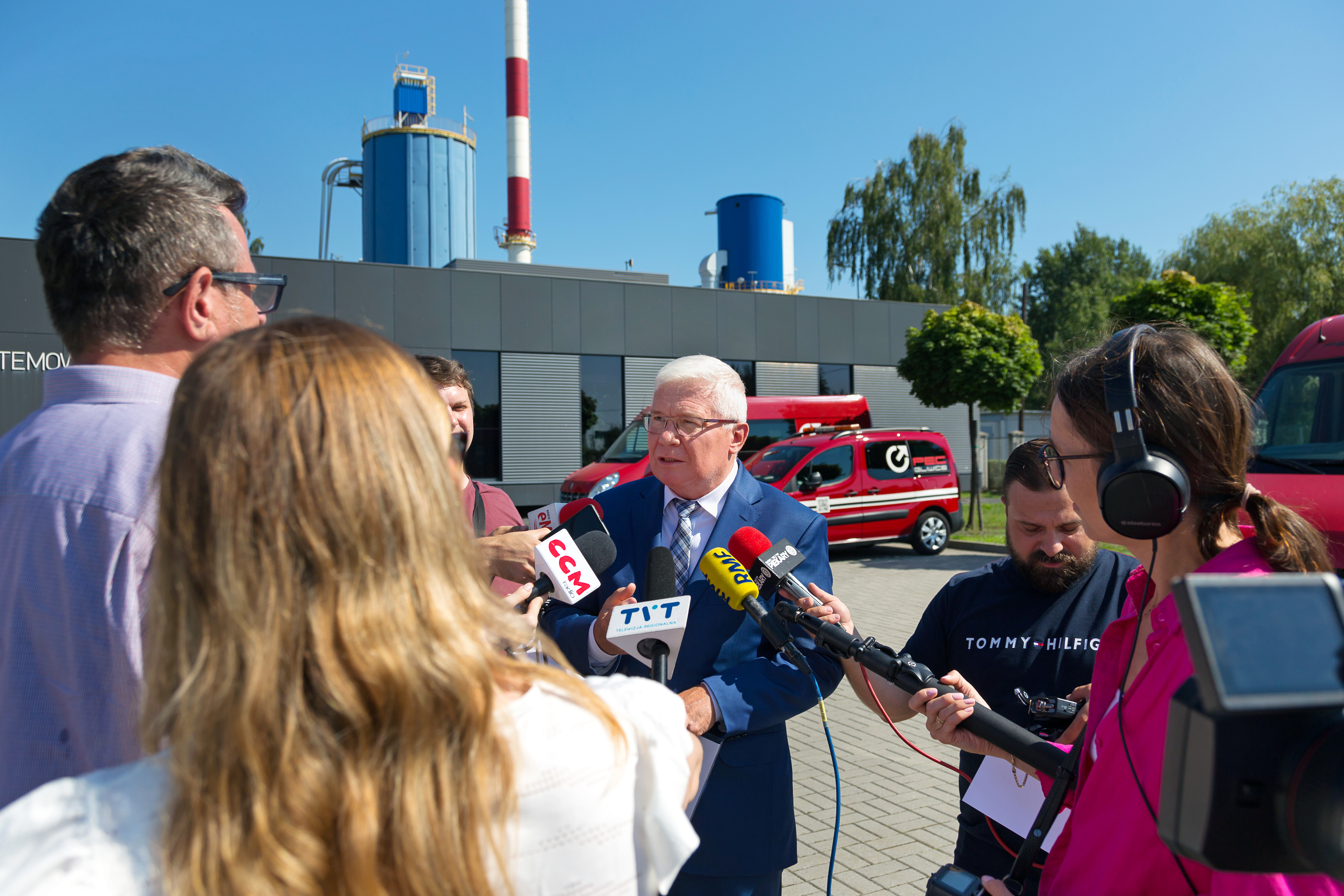 fot. D. Nita-Garbiec/UM Gliwice Prezydent na briefingu prasowym