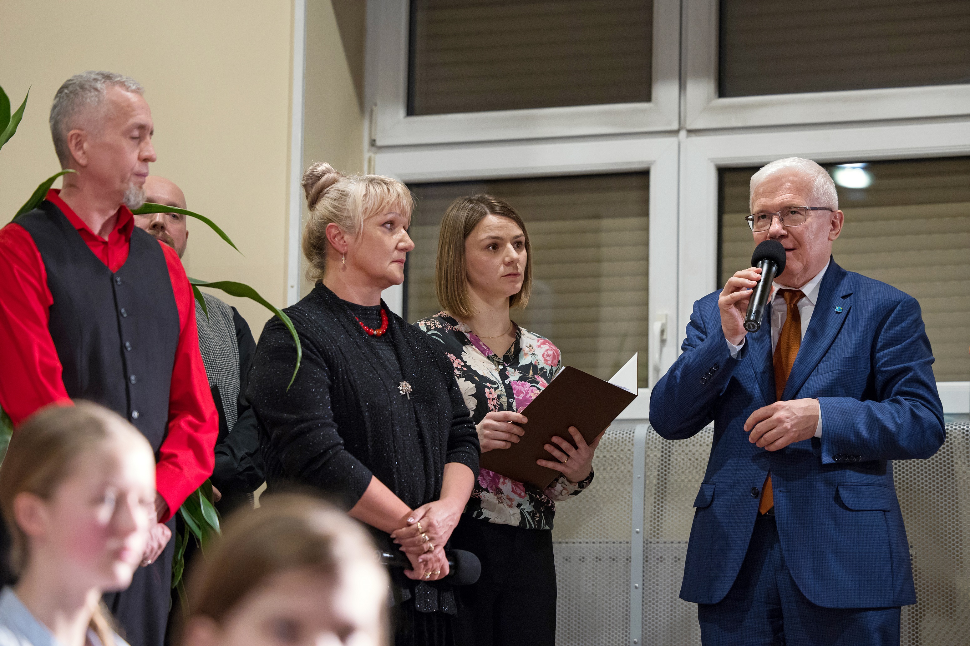 Fot. D. Nita-Garbiec/UM w Gliwicach Prezydent Gliwic Adam Neumann przemawiający do zebranych gości