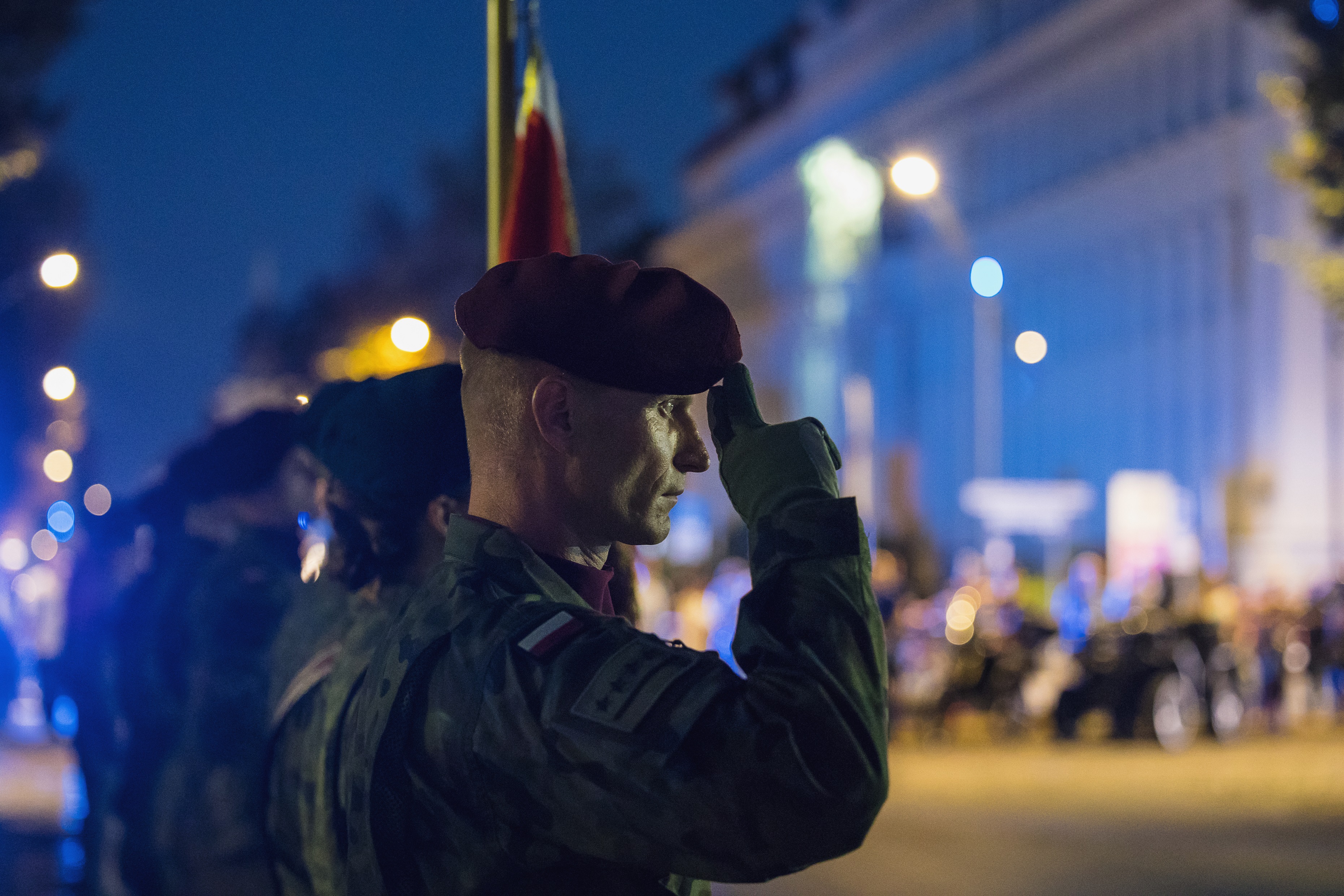 Fot. D. Nita-Garbiec/ UM w Gliwicach Salutujący żołnierze