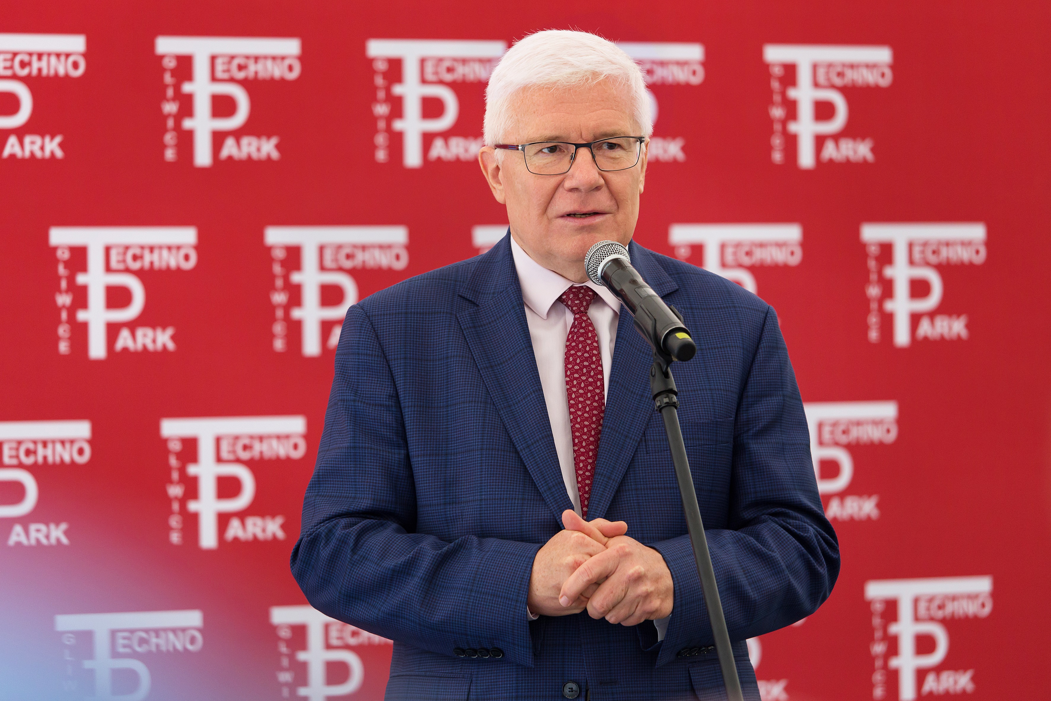 Fot. D. Nita-Garbiec/ UM w Gliwicach Prezydent Gliwic, Adam Neumann podczas przemówienia