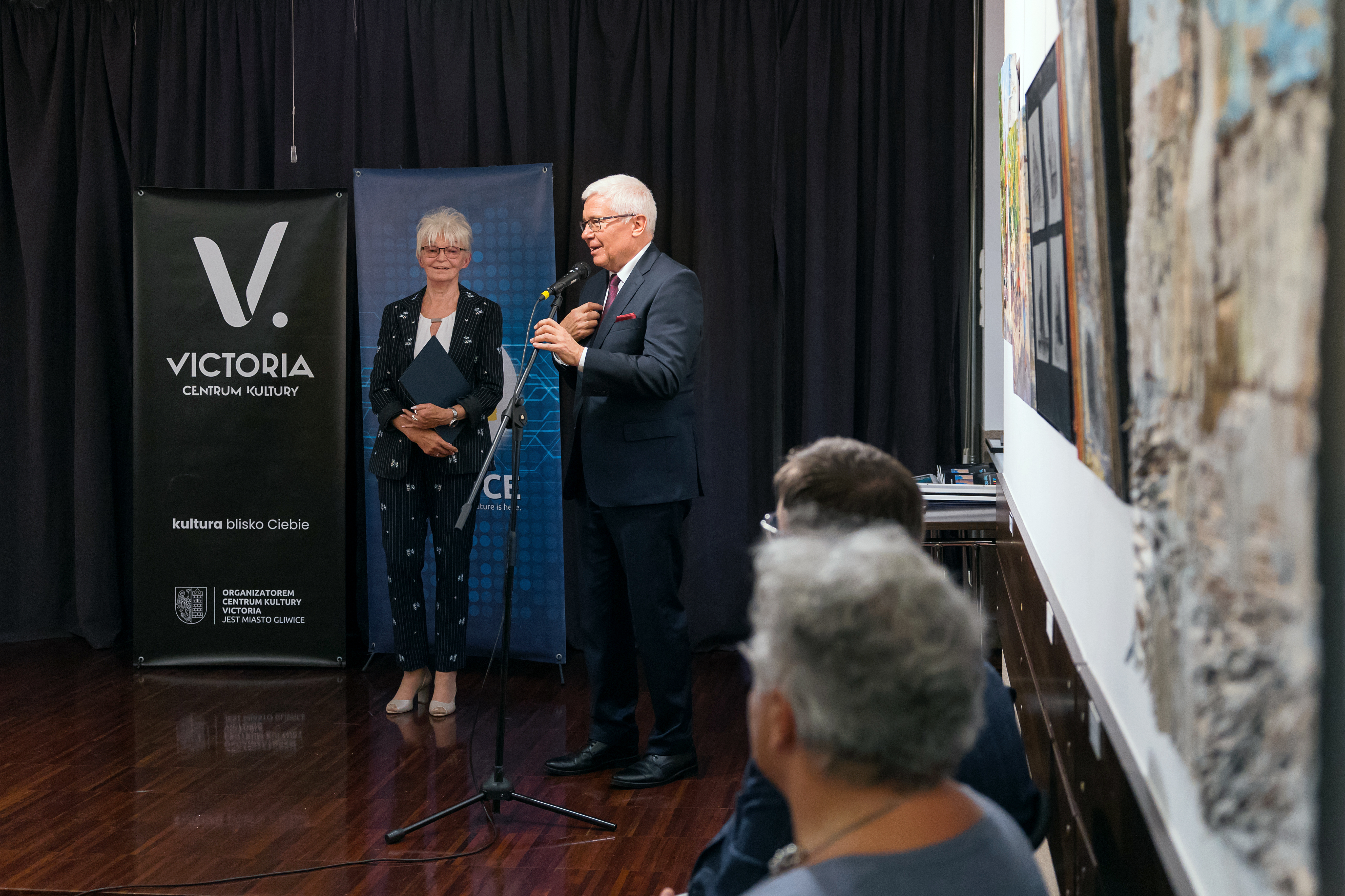 Fot. D.Nita-Garbiec/UM Gliwice prezydent Gliwic przemawia na scenie