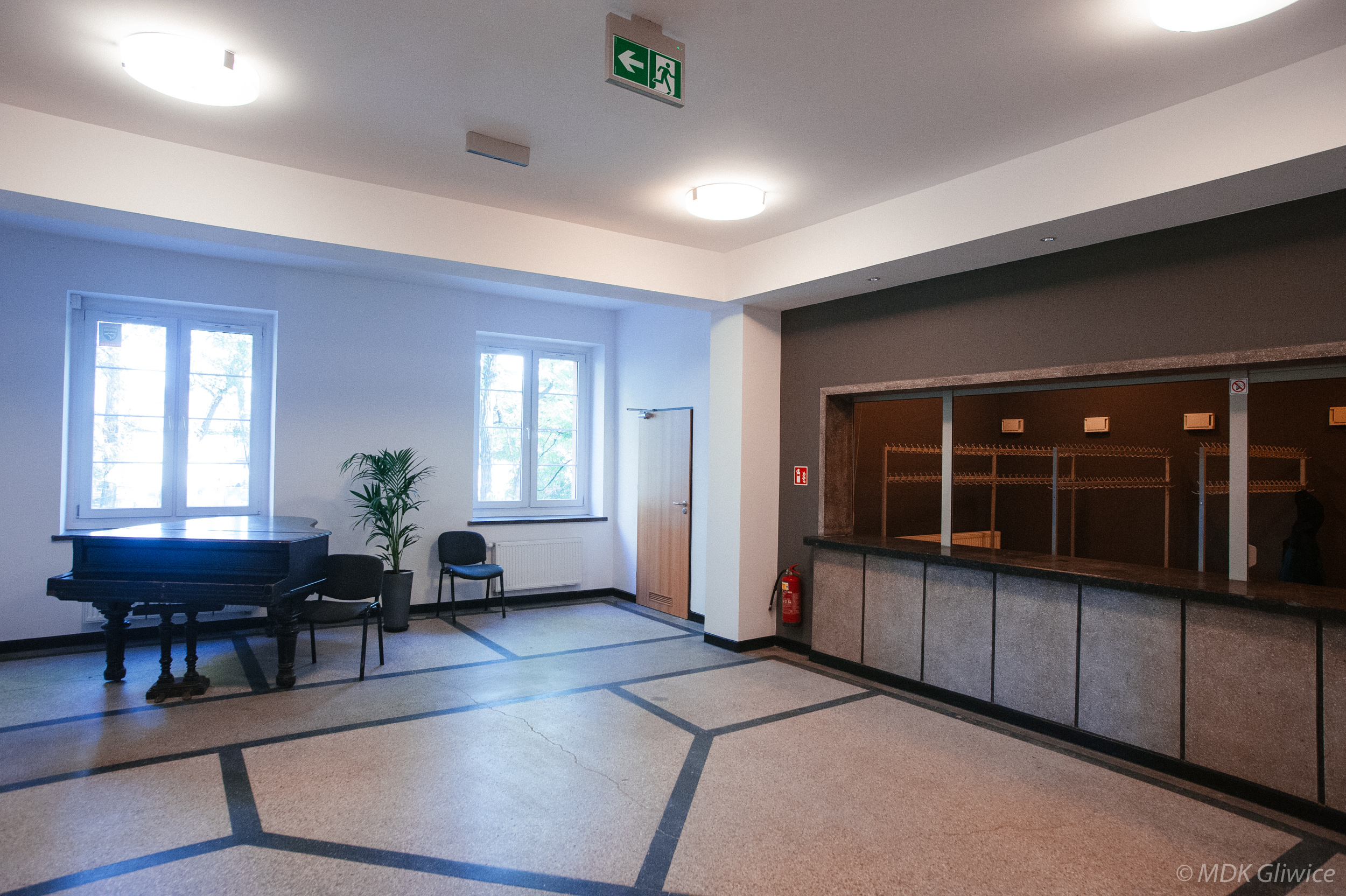 wnętrze domu kultury