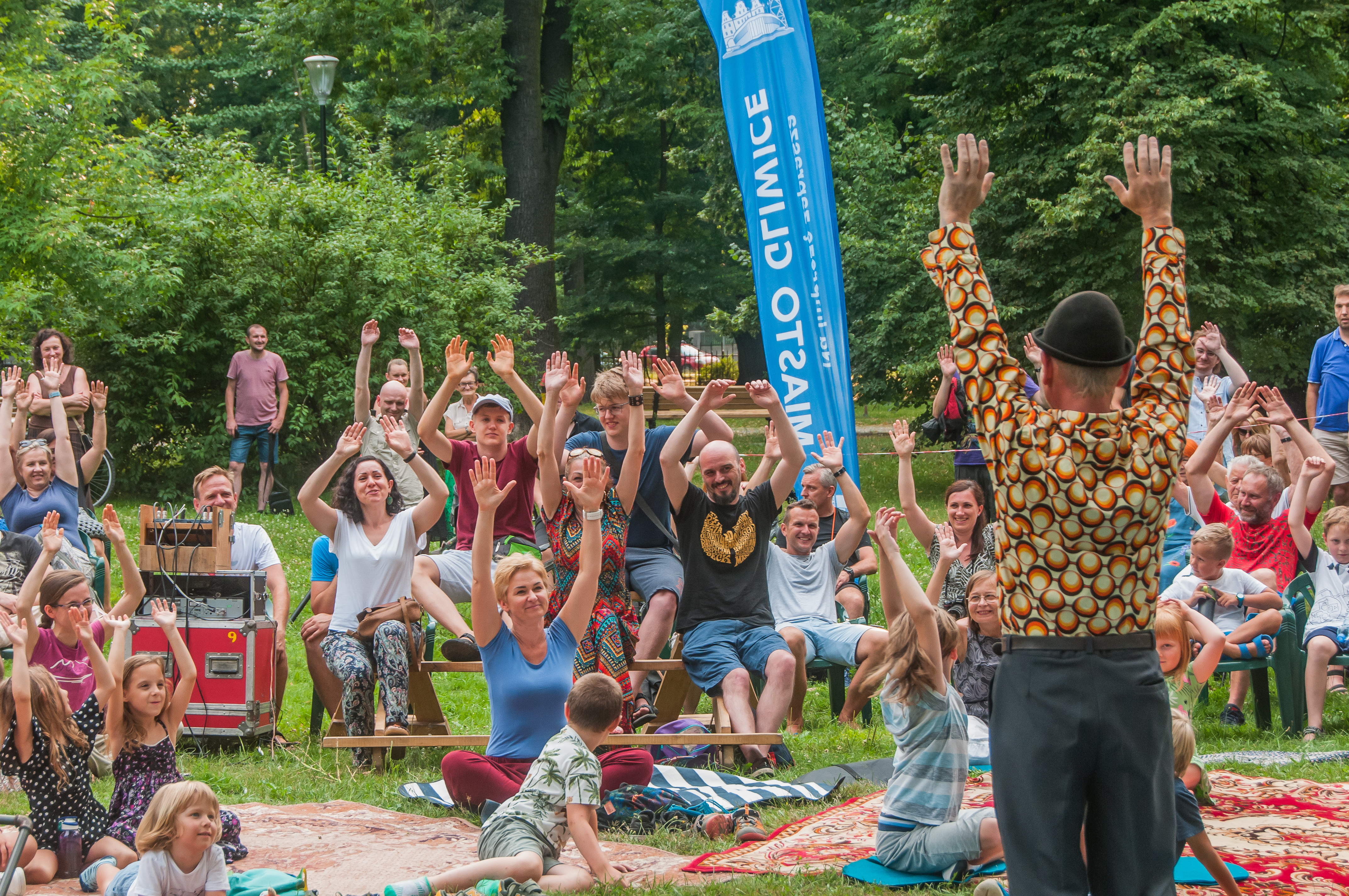 Fot. Z. Daniec/ archiwum UM w Gliwicach Pokaz w ramach Międzynarodowego Festiwalu Artystów Ulicy „Ulicznicy”
