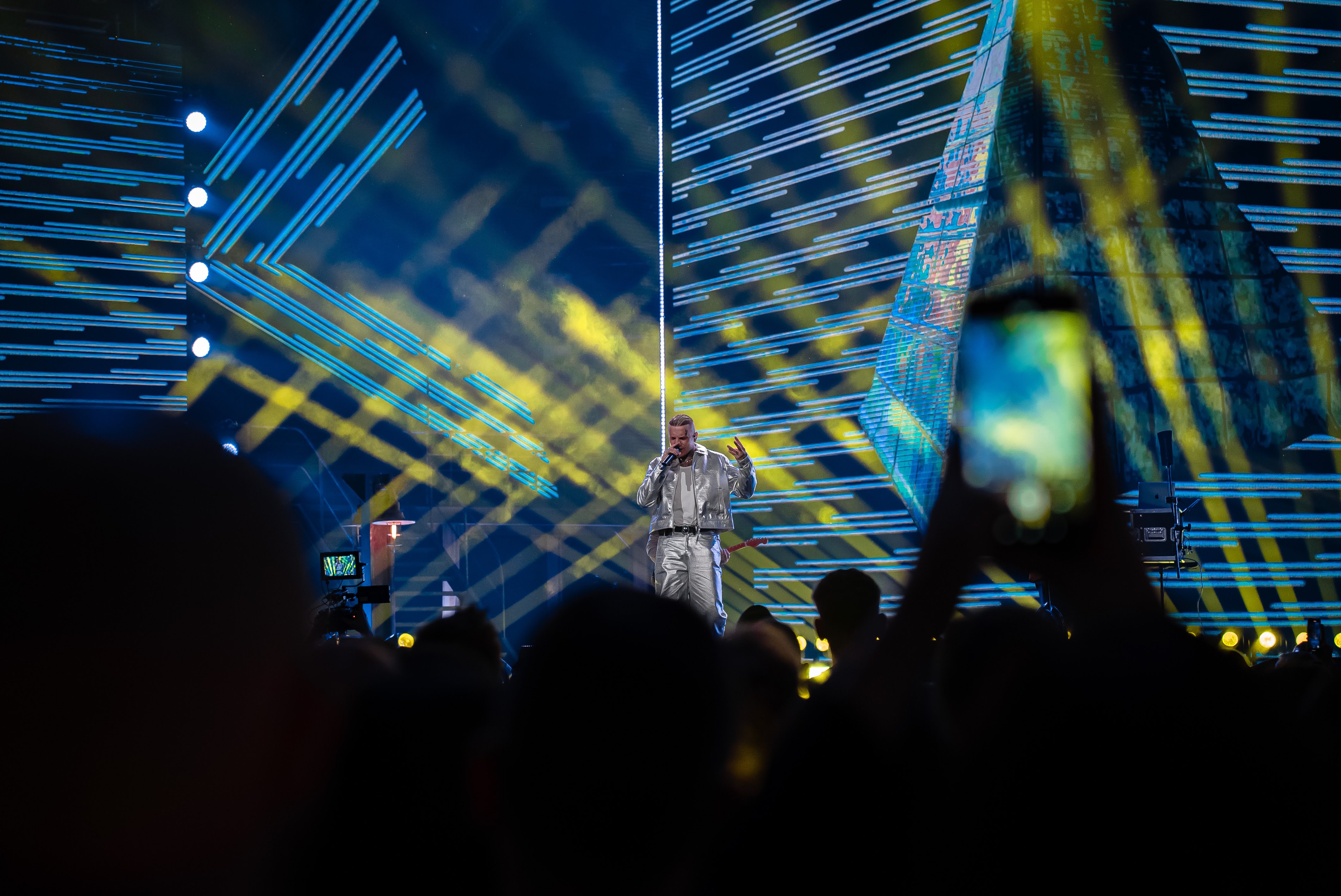 fot. Mosquidron / UM w Gliwicach koncert z żółtymi światłami