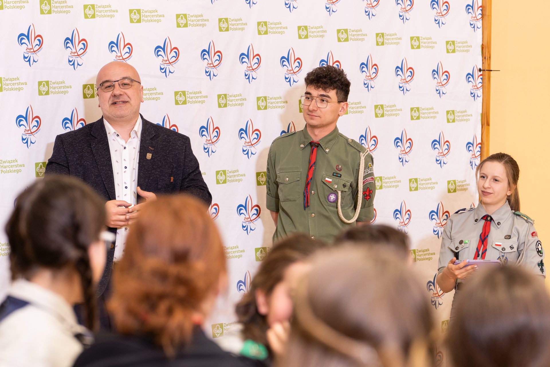 Fot. materiały ZHP Hufca Ziemi Gliwickiej Aleksandra Zapart podczas gali