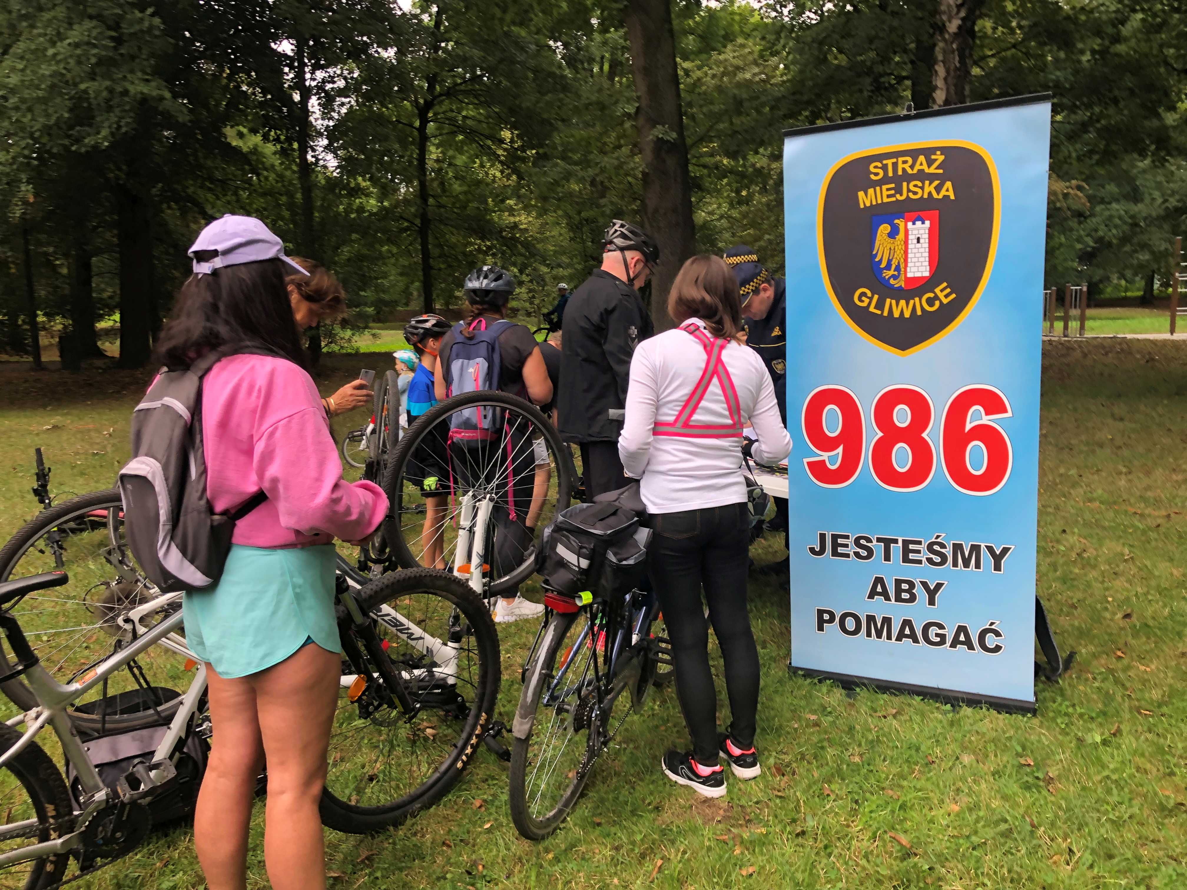 fot. UM Gliwice Zdjęcie stoiska straży miejskiej