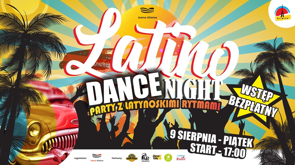 plakat, latino, impreza