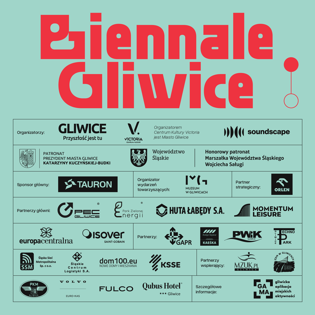 Mat. graf. organizatora Plakat Biennale Gliwice