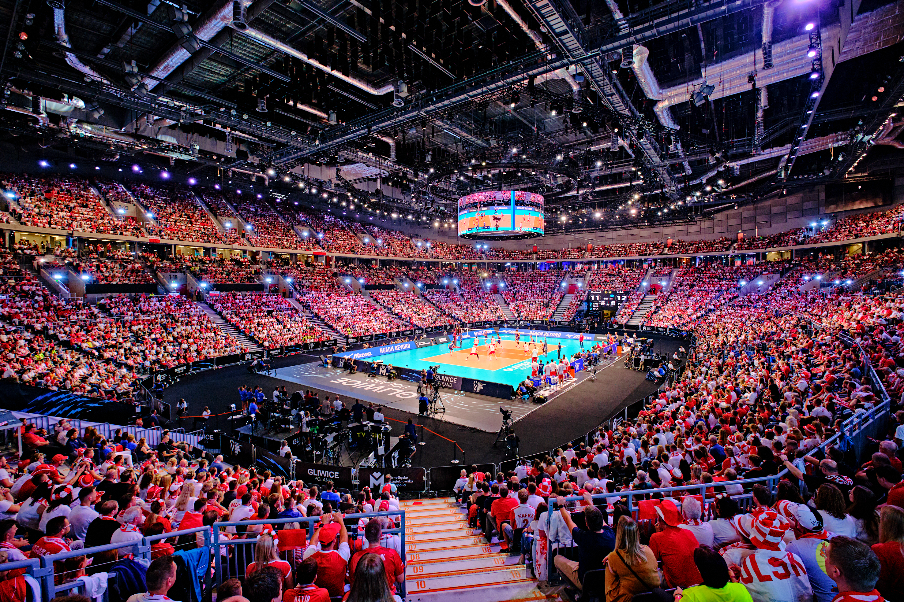 fot. M. Buksa / UM w Gliwicach mecz Polaków o półfinał w Arenie Gliwice
