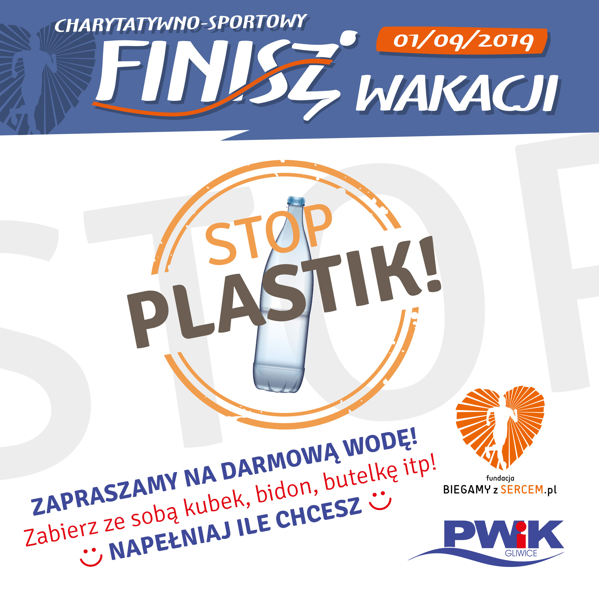 plakat STOP PLASTIK