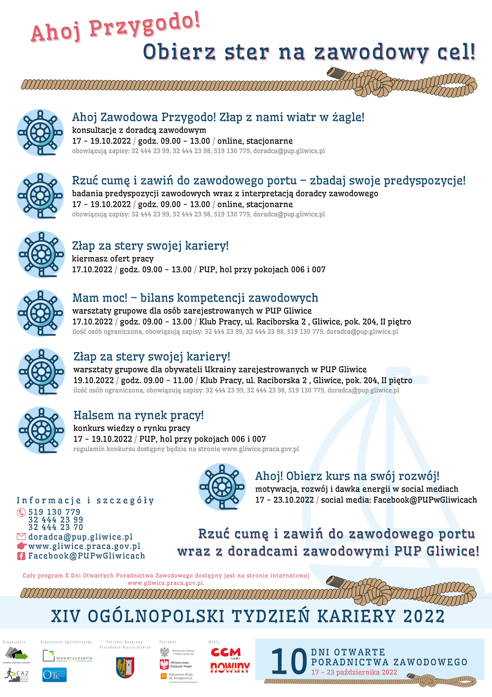 Fot. materiały organizatora Ulotka z programem wydarzenia