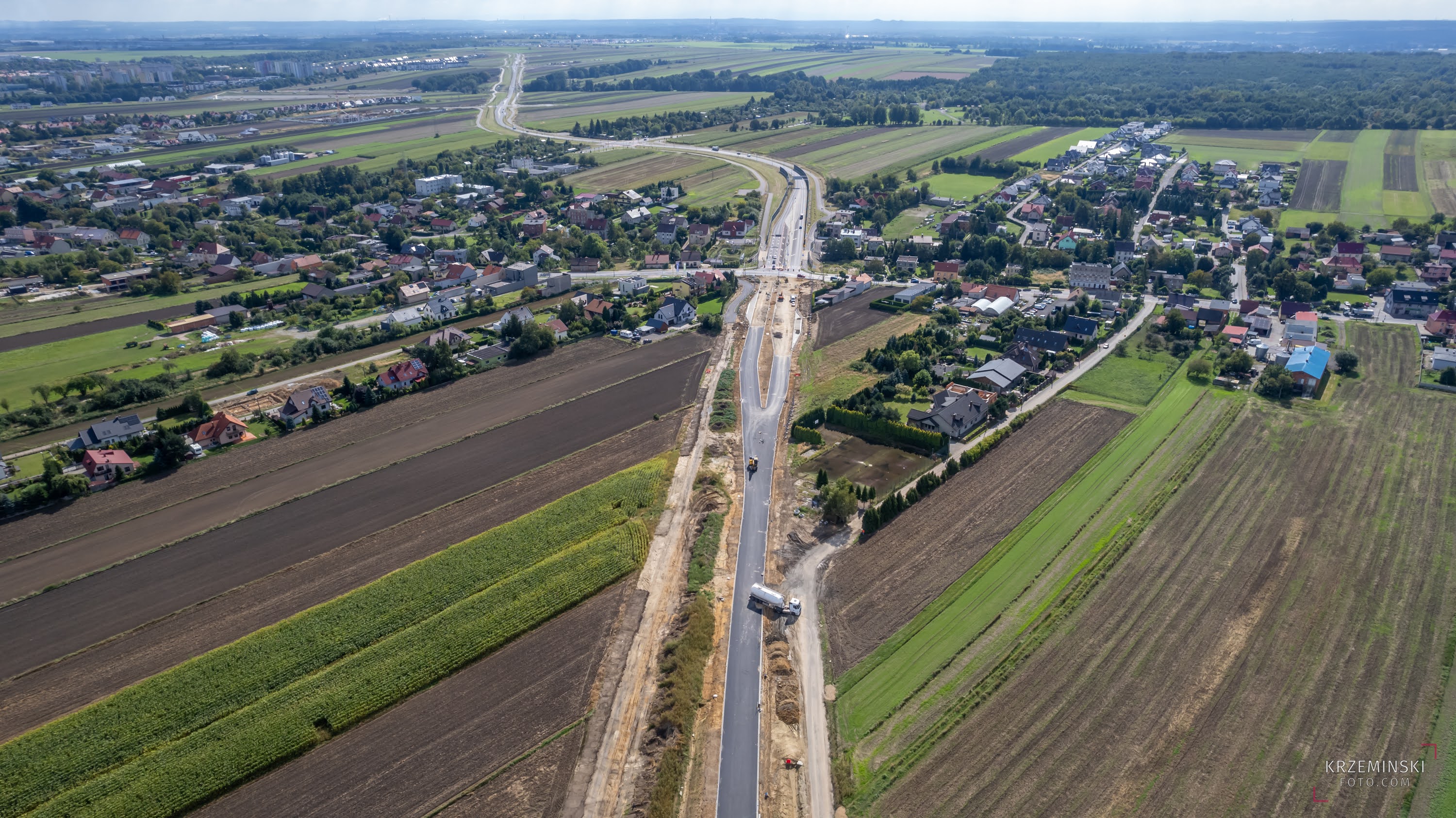 fot. K. Krzemiński budowana zachodnia obwodnica Gliwic