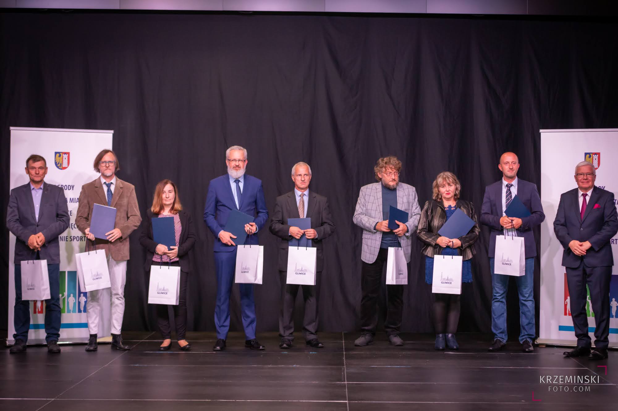 Fot. K. Krzemiński/ krzeminskifoto.com Uhonorowani trenerzy i działacze sportowi