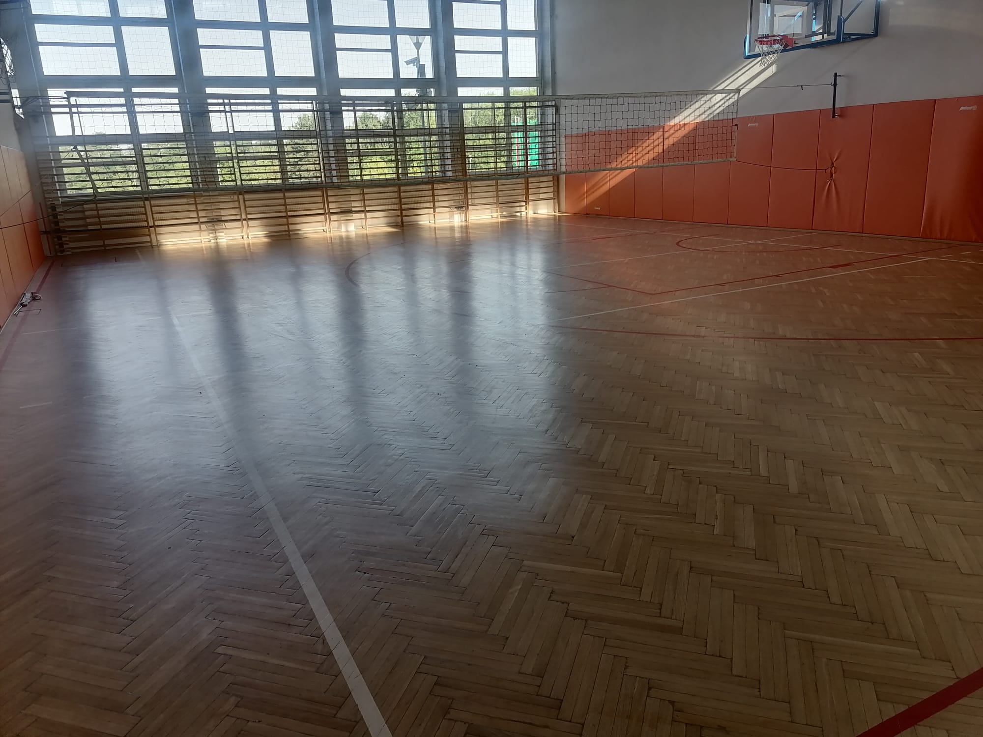 Sala gimnastyczna przy ZSO nr 8