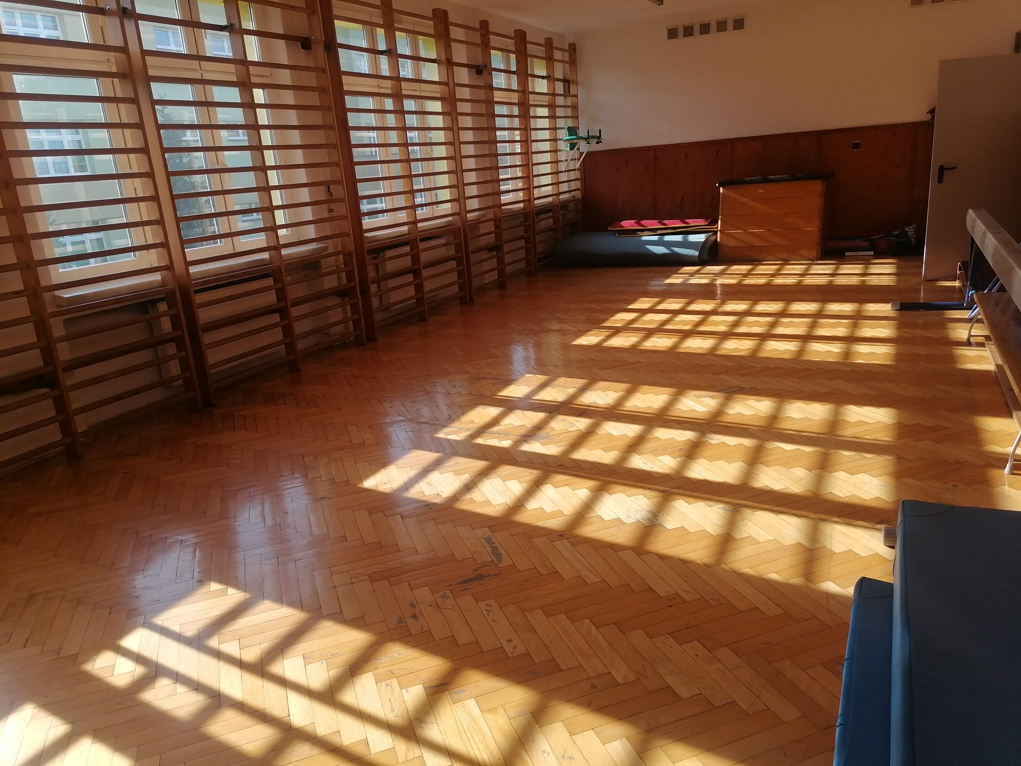 Sala gimnastyczna przy ZSO nr 8