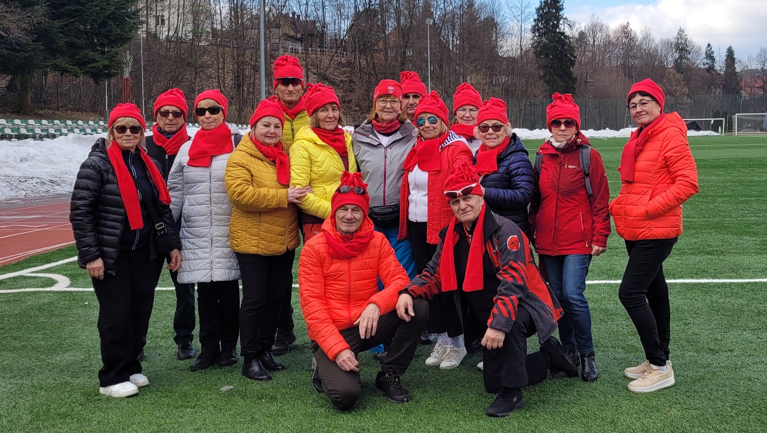 Reprezentacja gliwickiego UTW na boisku