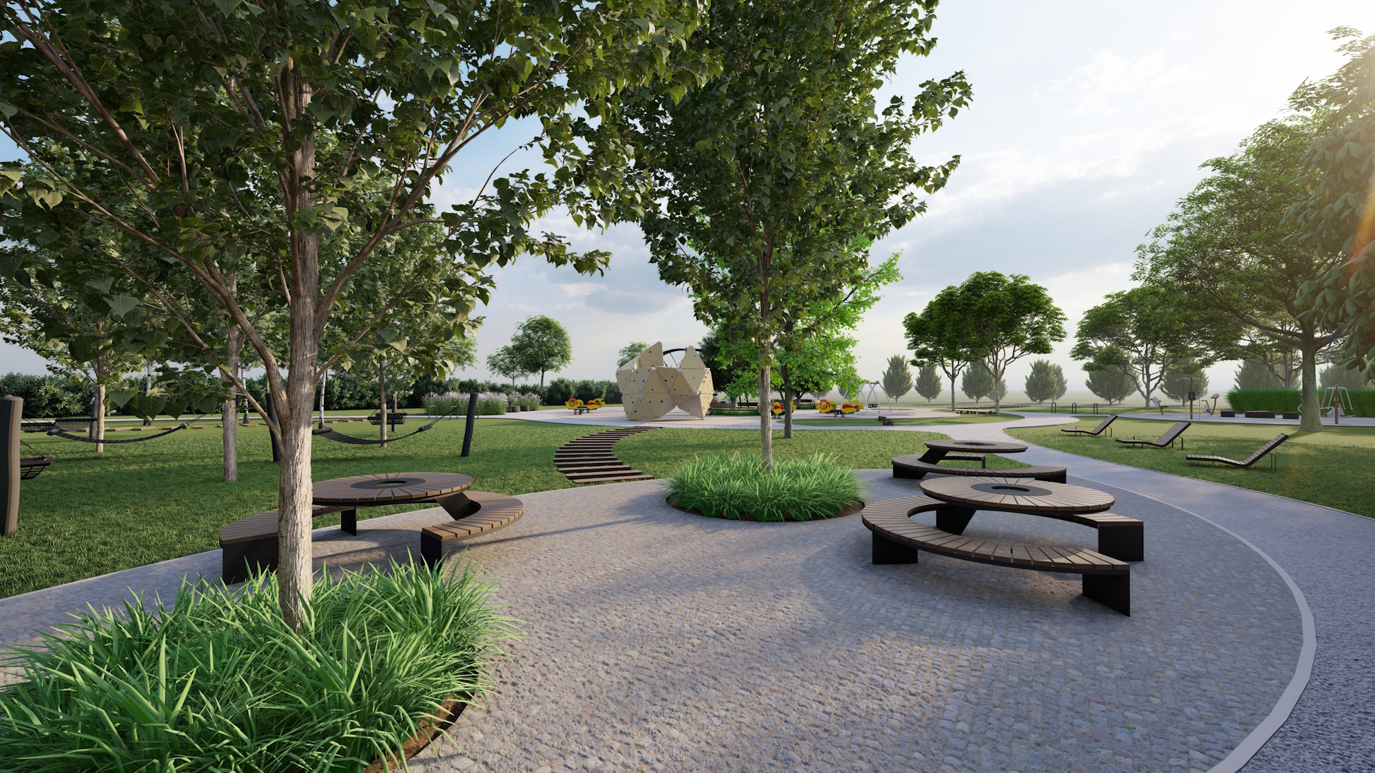 wizualizacje możliwego wyglądu Parku Południowego 