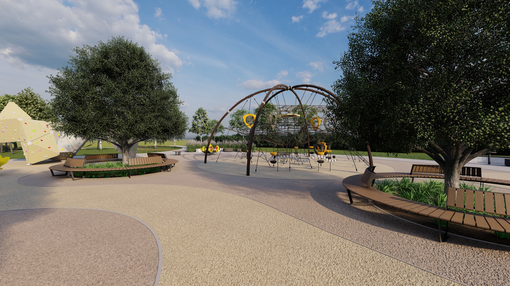 wizualizacje możliwego wyglądu Parku Południowego 