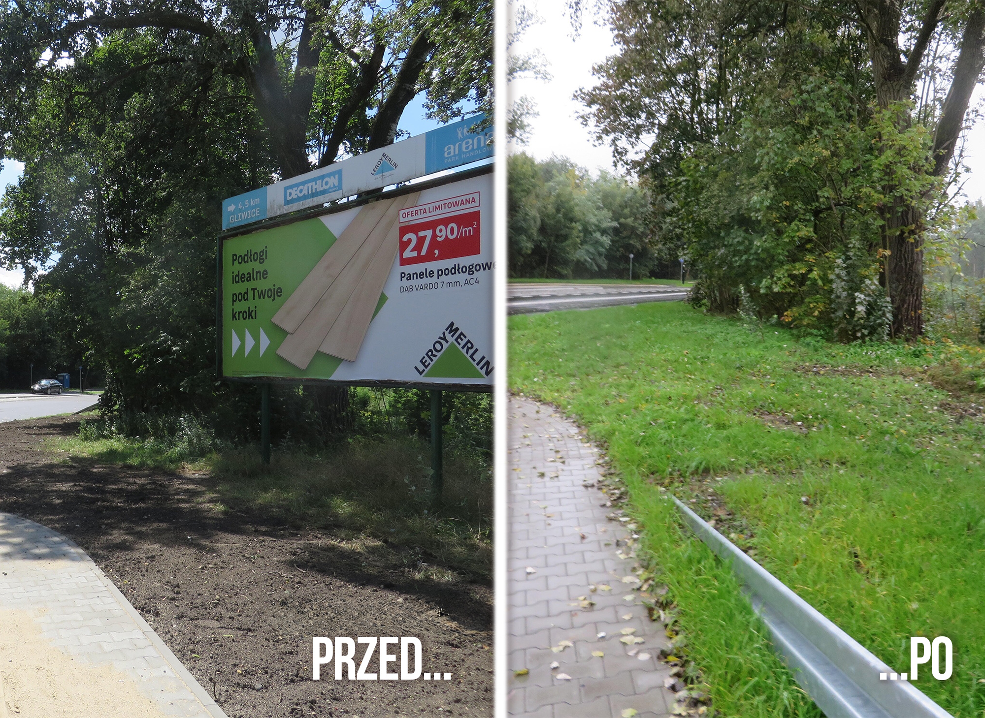 Zauważalne znikanie dzikich reklam z pejzażu Gliwic to wymierny efekt codziennej pracy służb, które systematycznie porządkują miejską przestrzeń