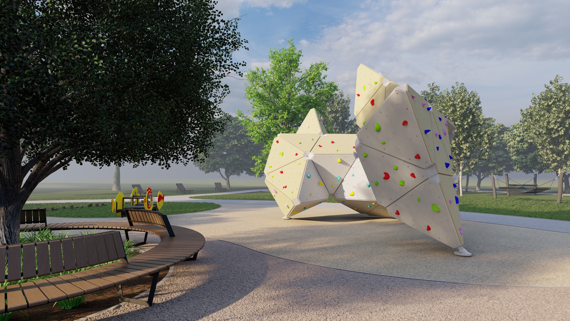 wizualizacje możliwego wyglądu Parku Południowego 