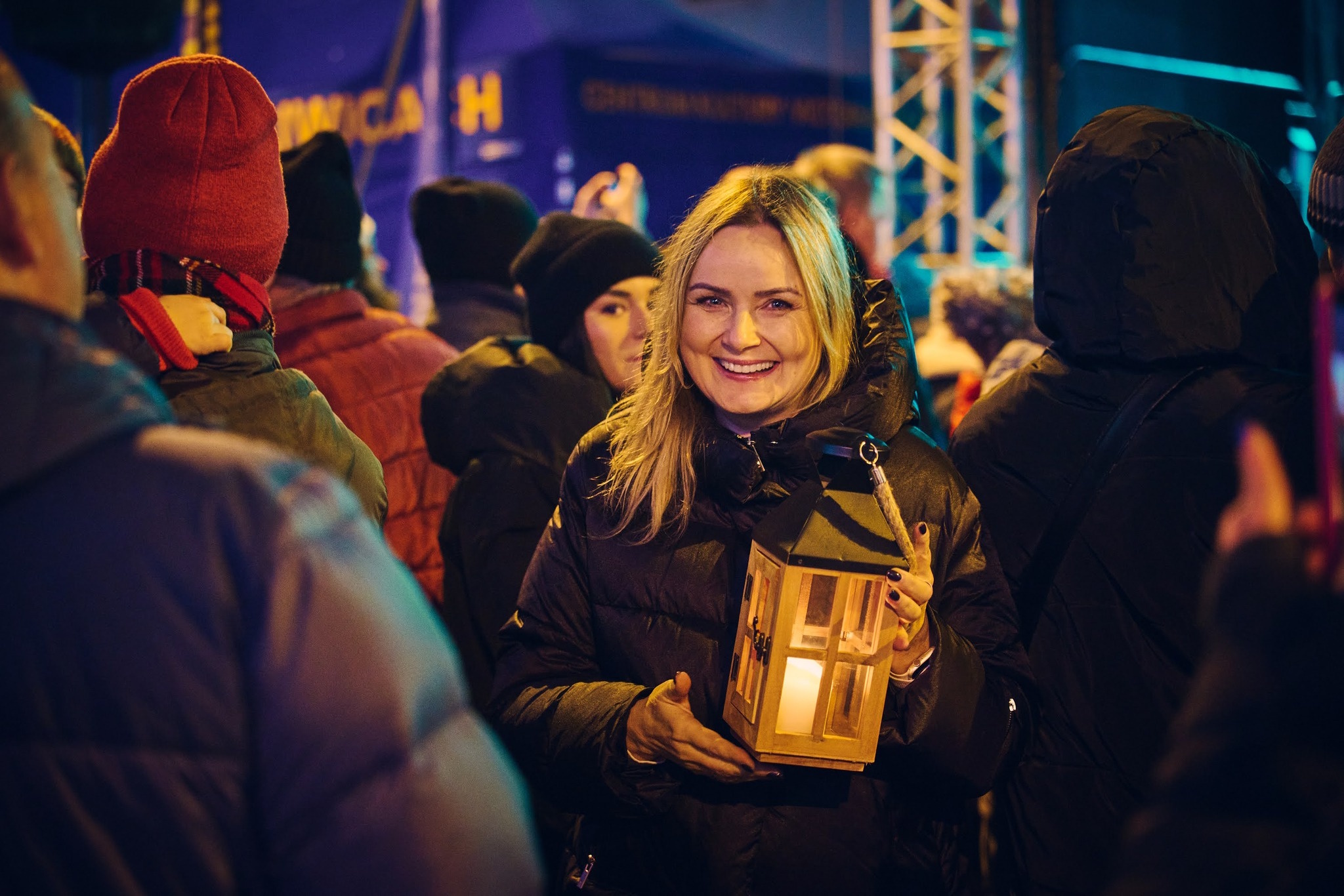 Prezydentka ze światełkiem