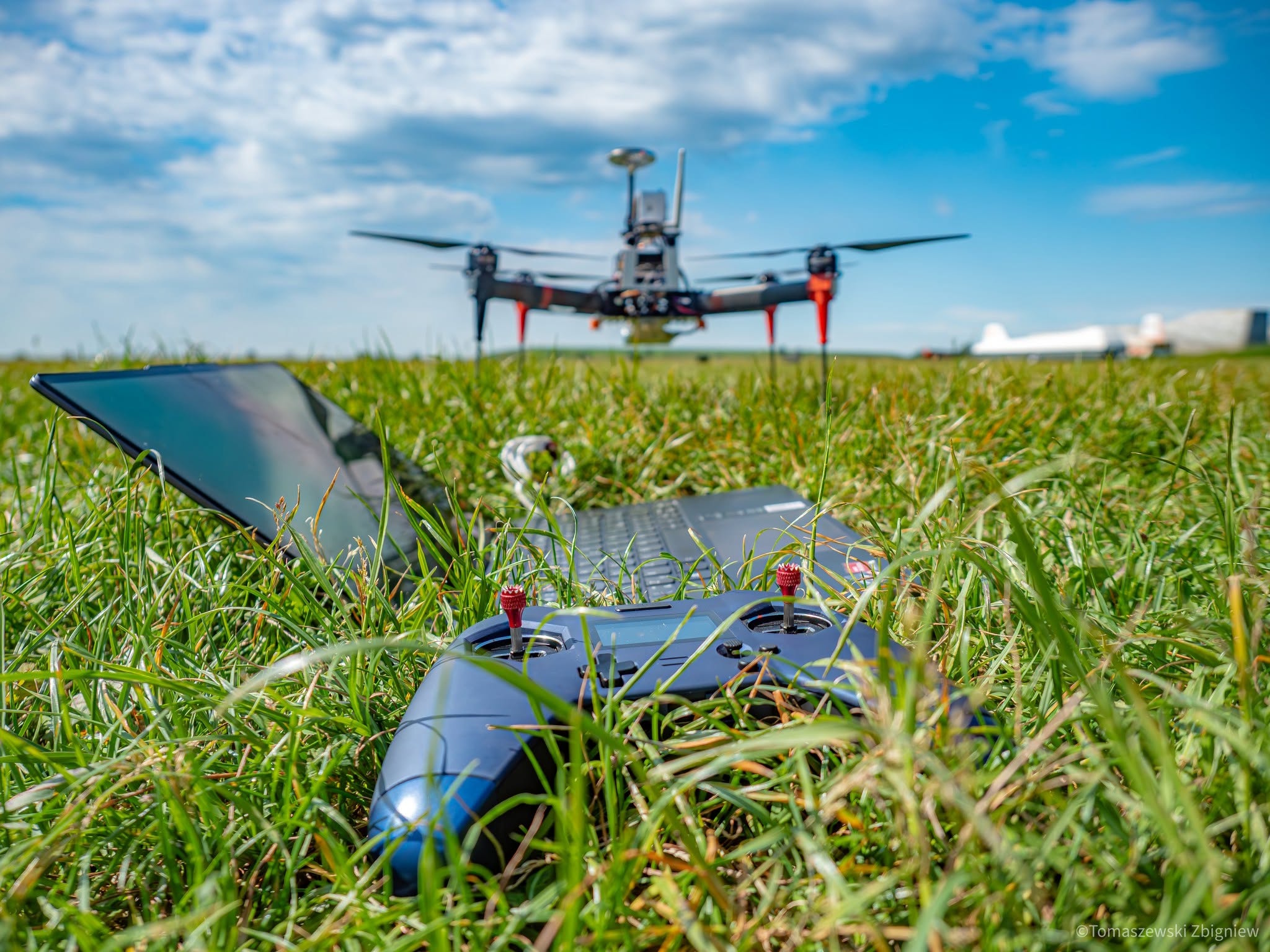 Dron gotowy do startu
