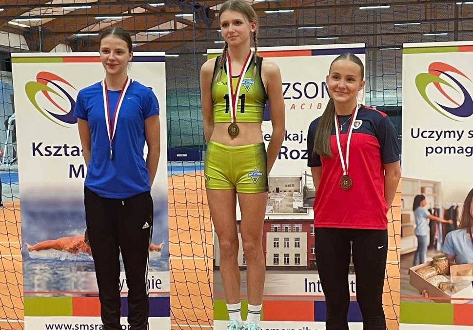 Anna Wallon na podium