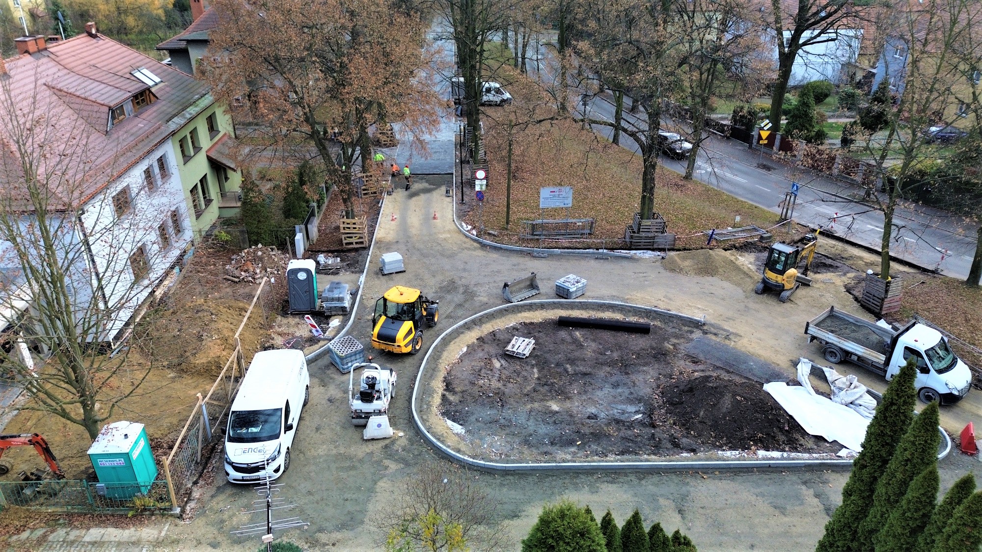 maszyny na alei Mickiewicza