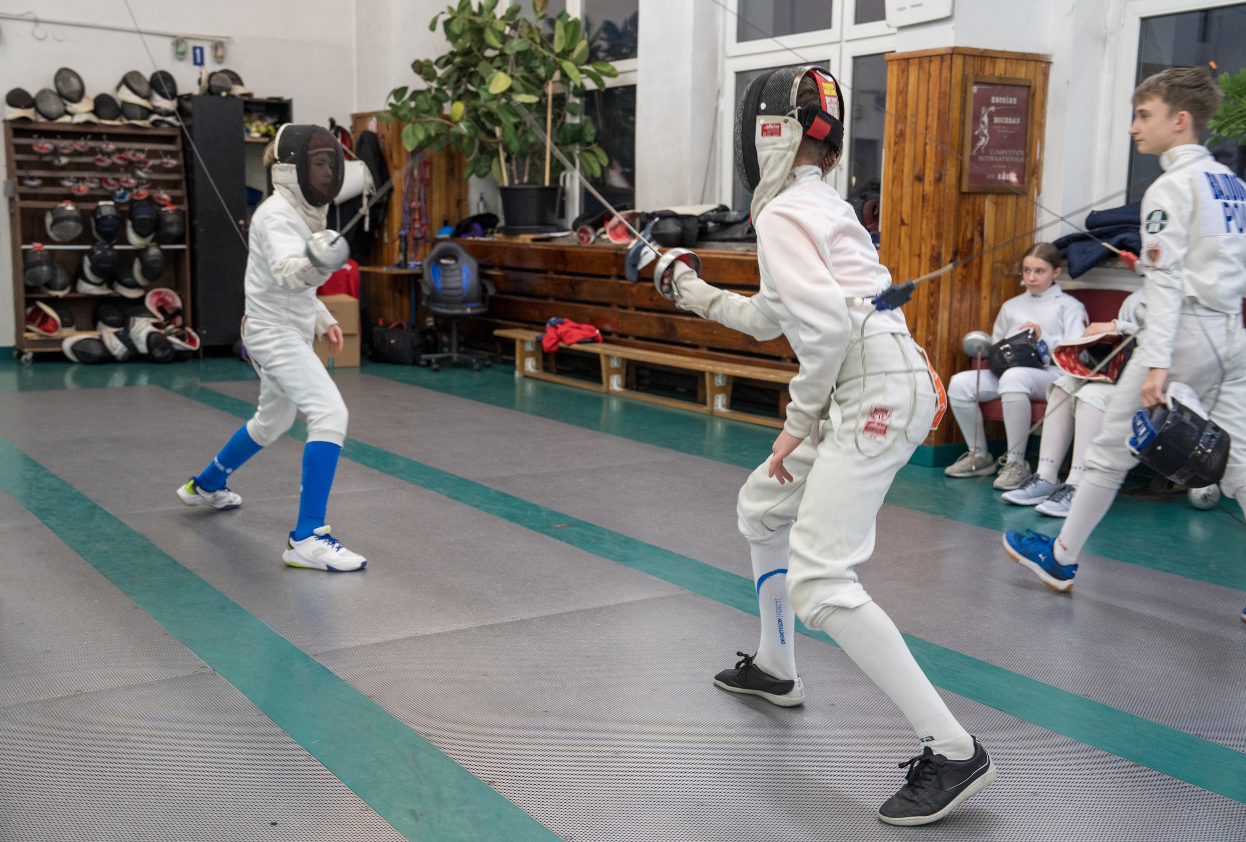 Pokazowe starcie szermierzy Piasta Gliwice