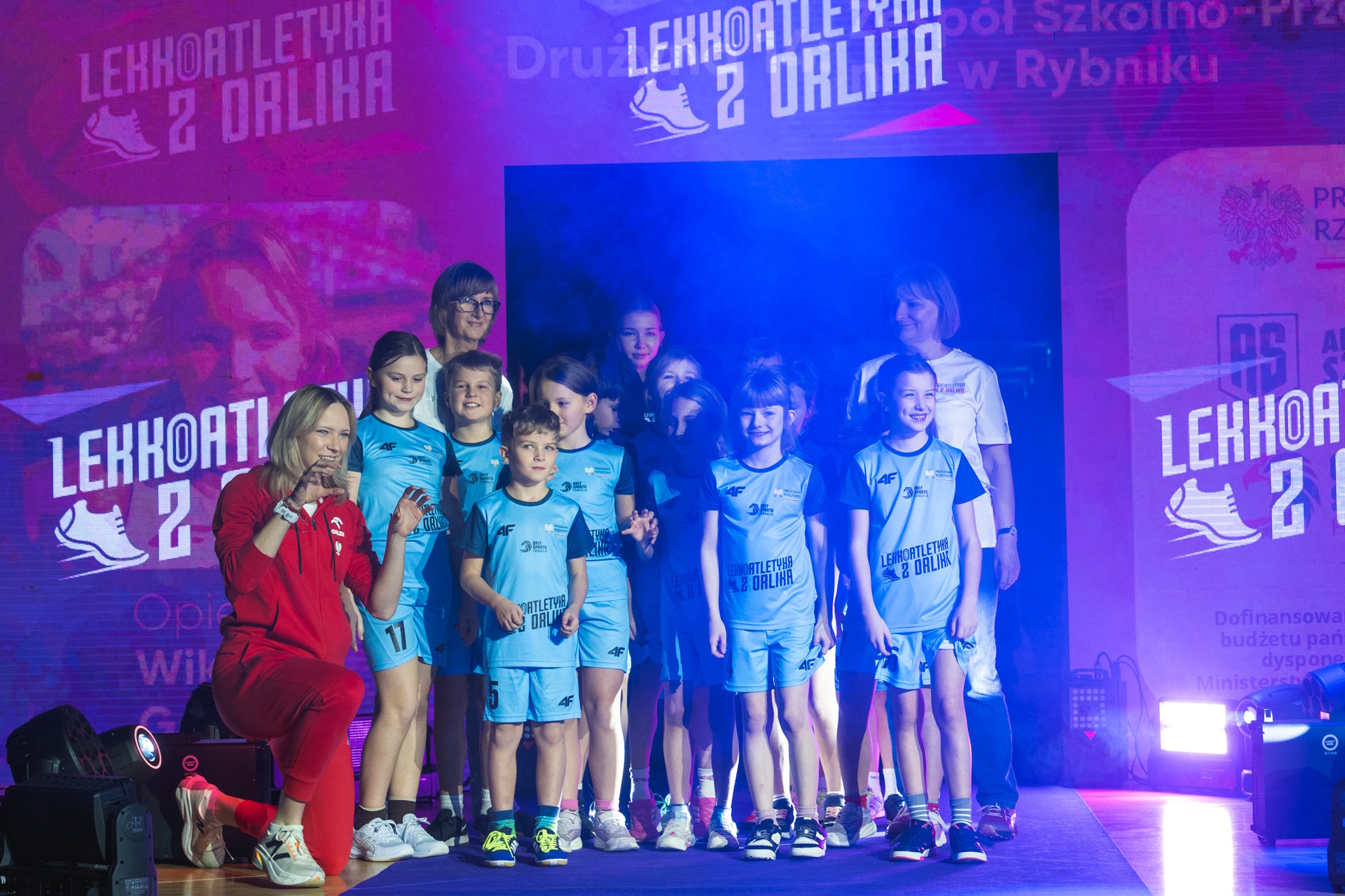 Drużyna jasno niebieska