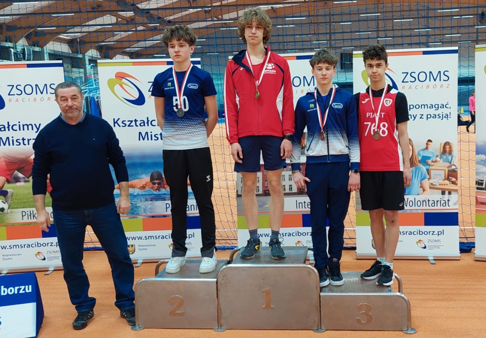 Kordian Toll na podium