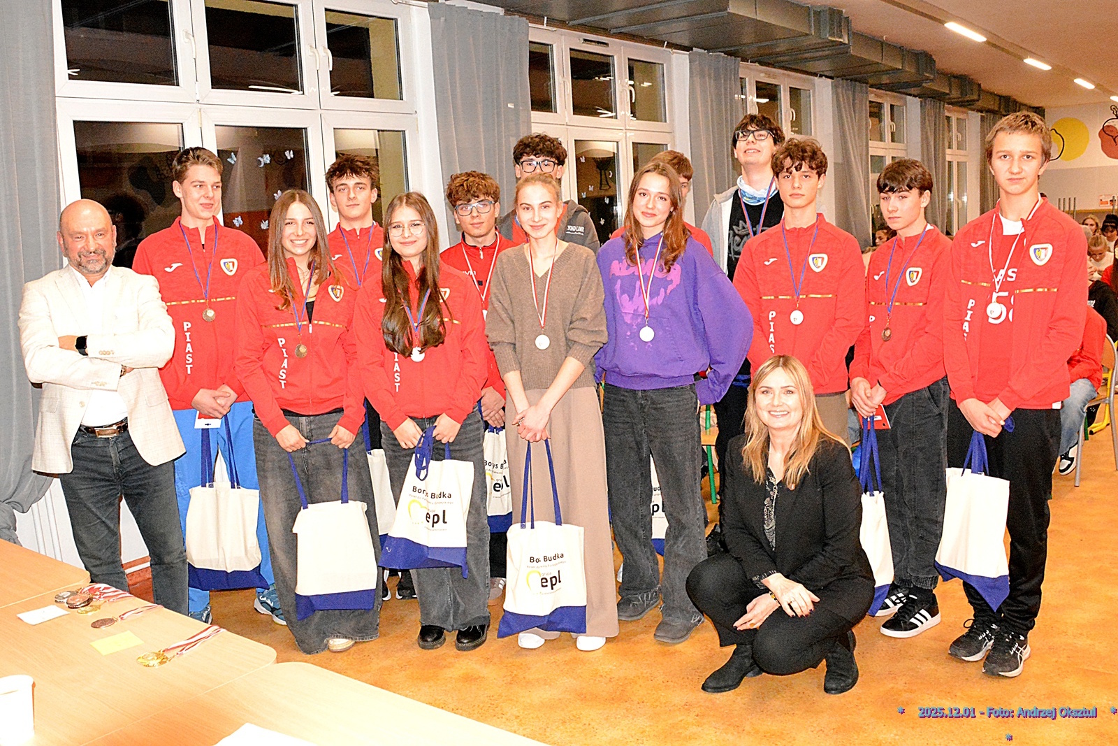 Prezydent z medalistami