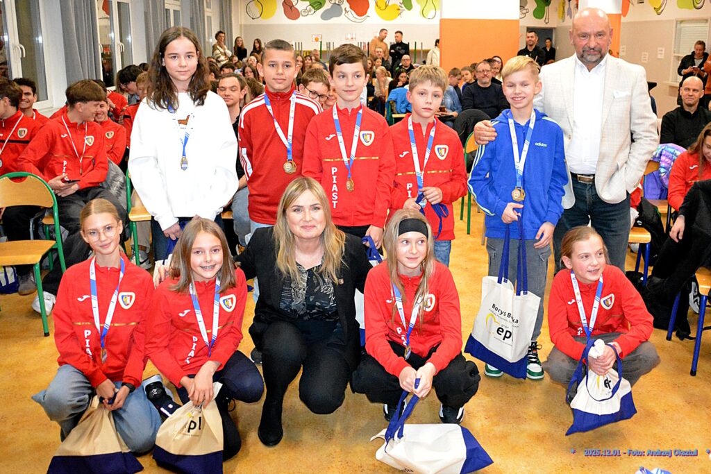 Prezydent z medalistami