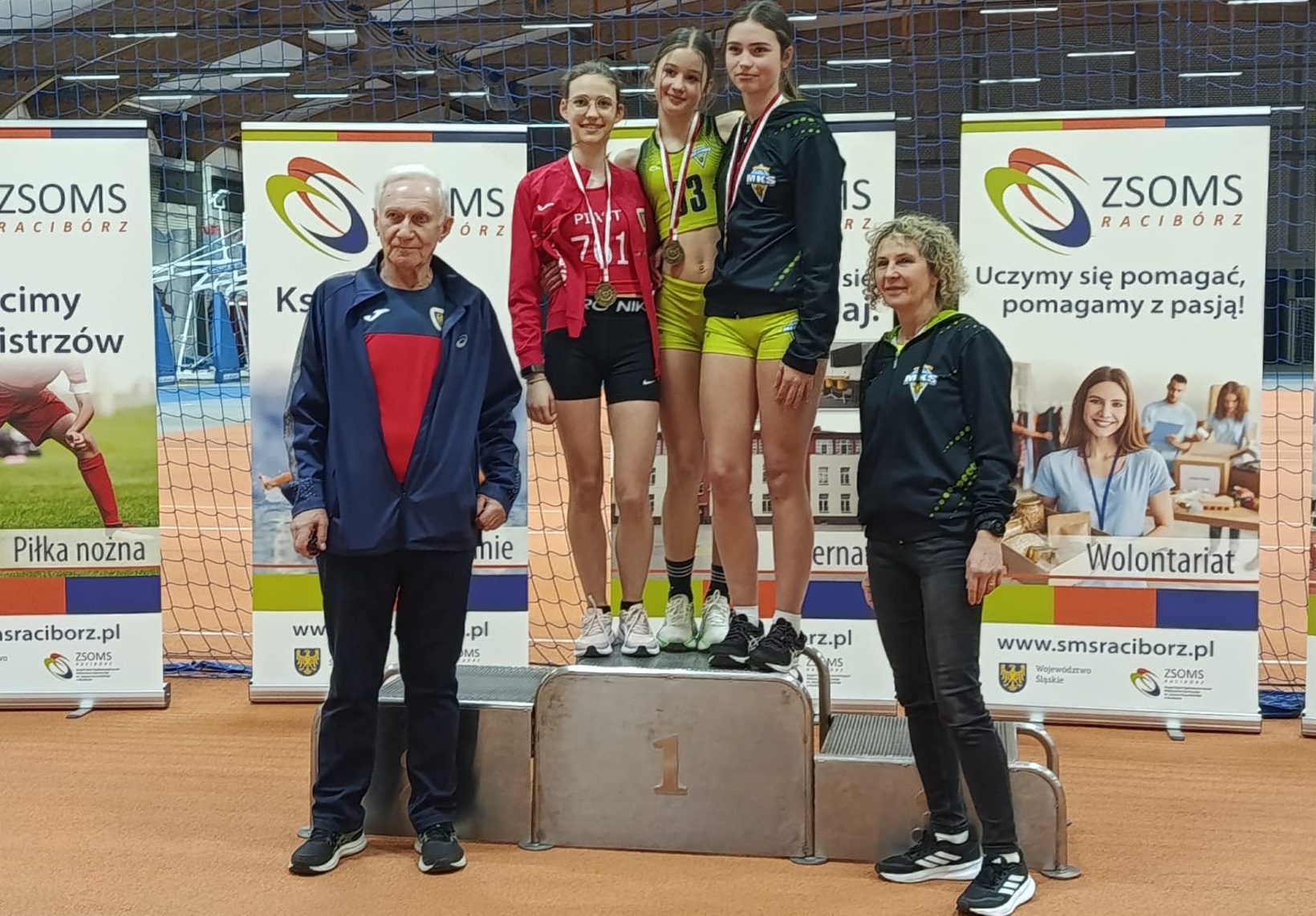 Lena Manulik na podium