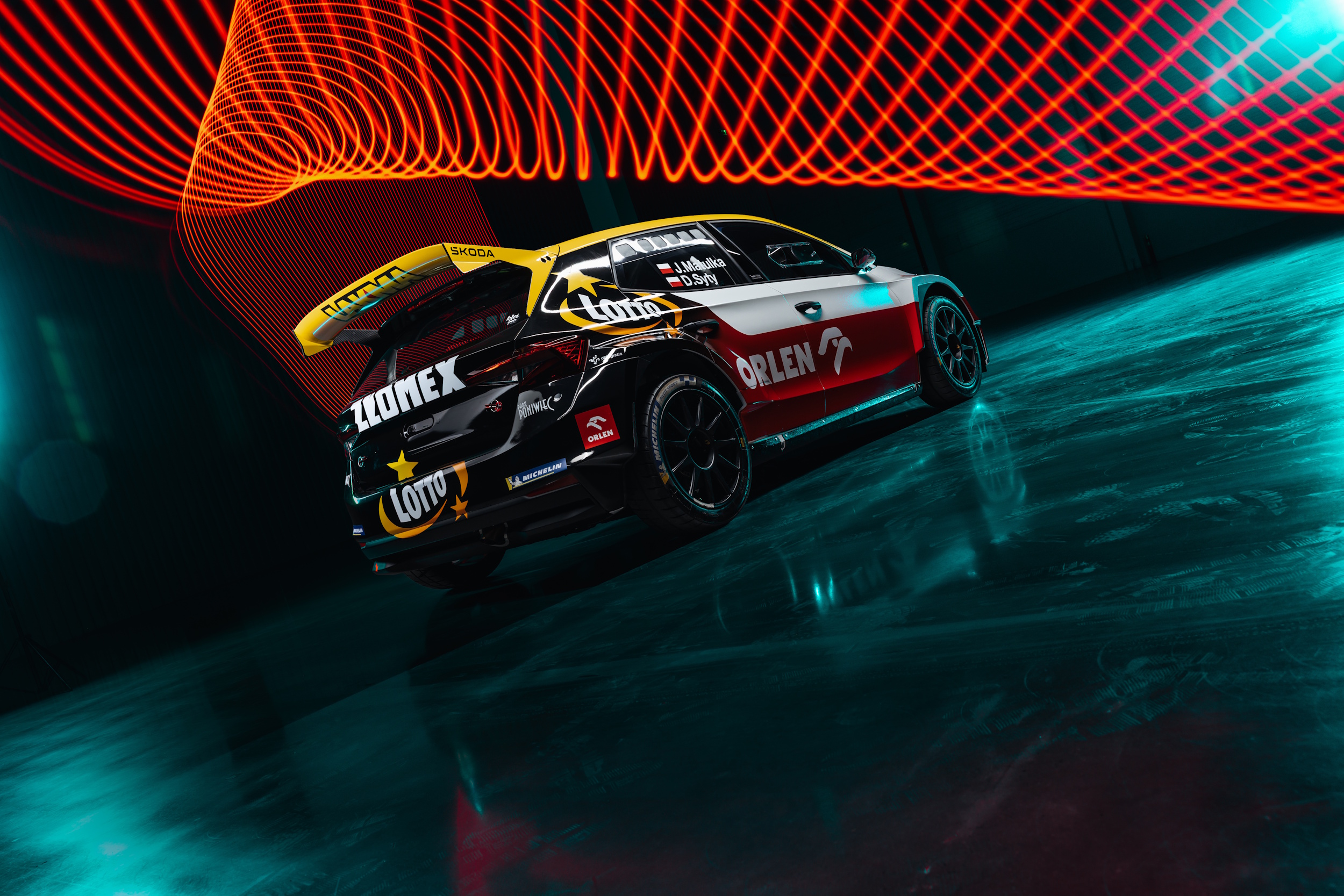 Samochód rajdowy ORLEN LOTTO Rally Team