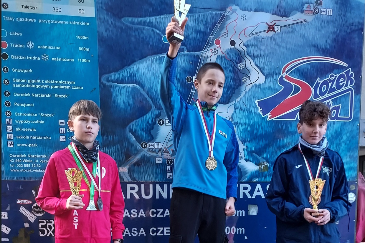 Maksymilian Stola na podium