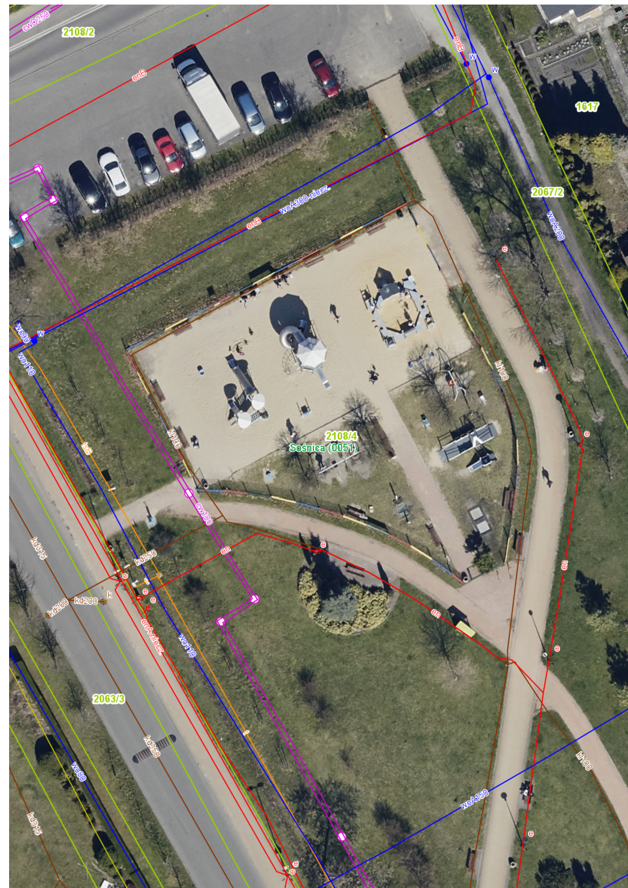 Sośnica, ujęcie z góry