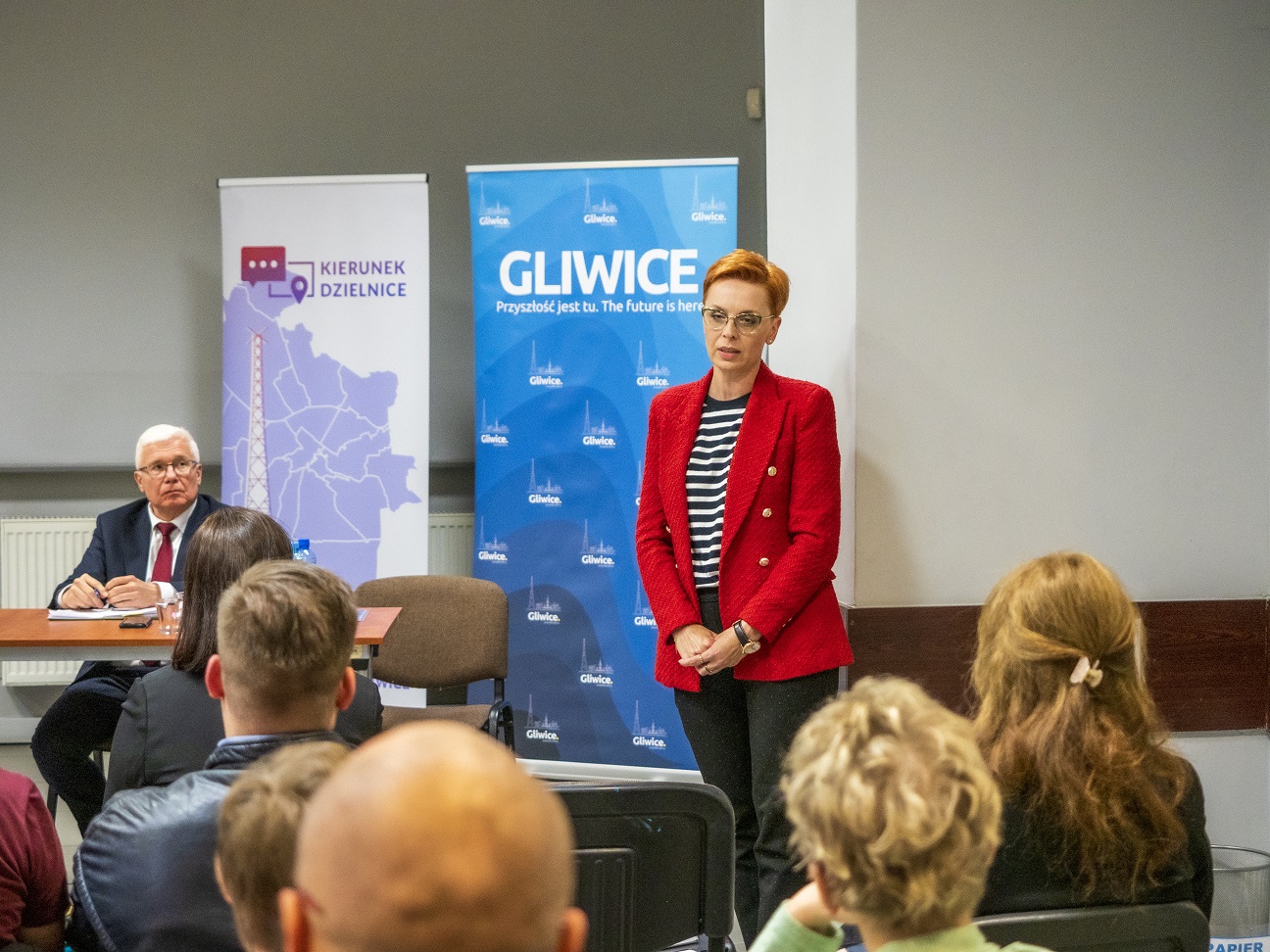 Fot. G.Ożga/UM Gliwice dyrektor Gilner odpowiada na pytania mieszkańców