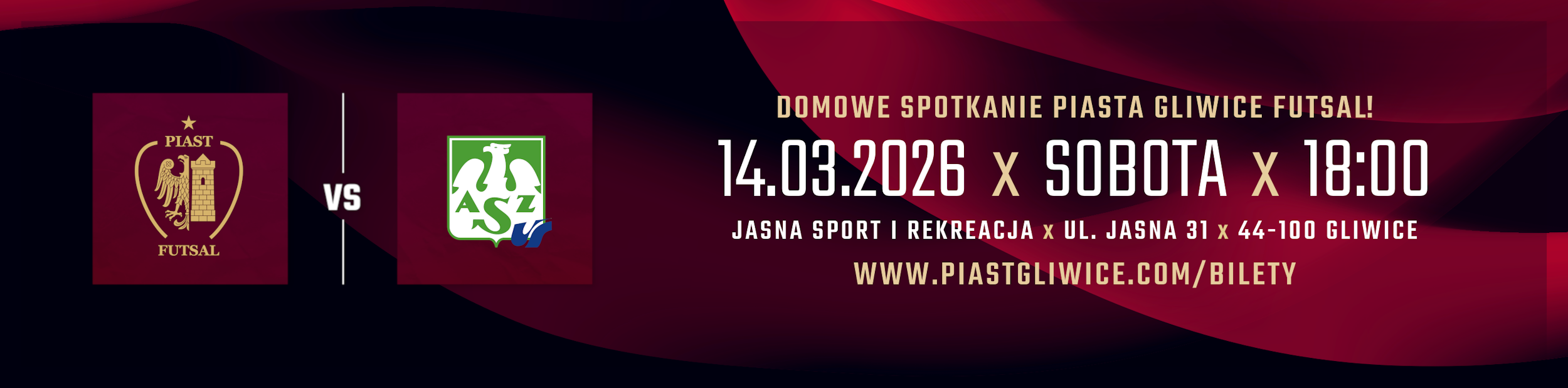 Baner promujący mecz