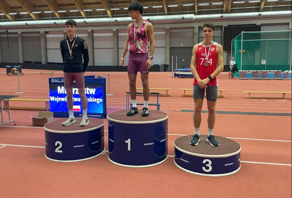 Zawodnicy Piasta Gliwice na podium