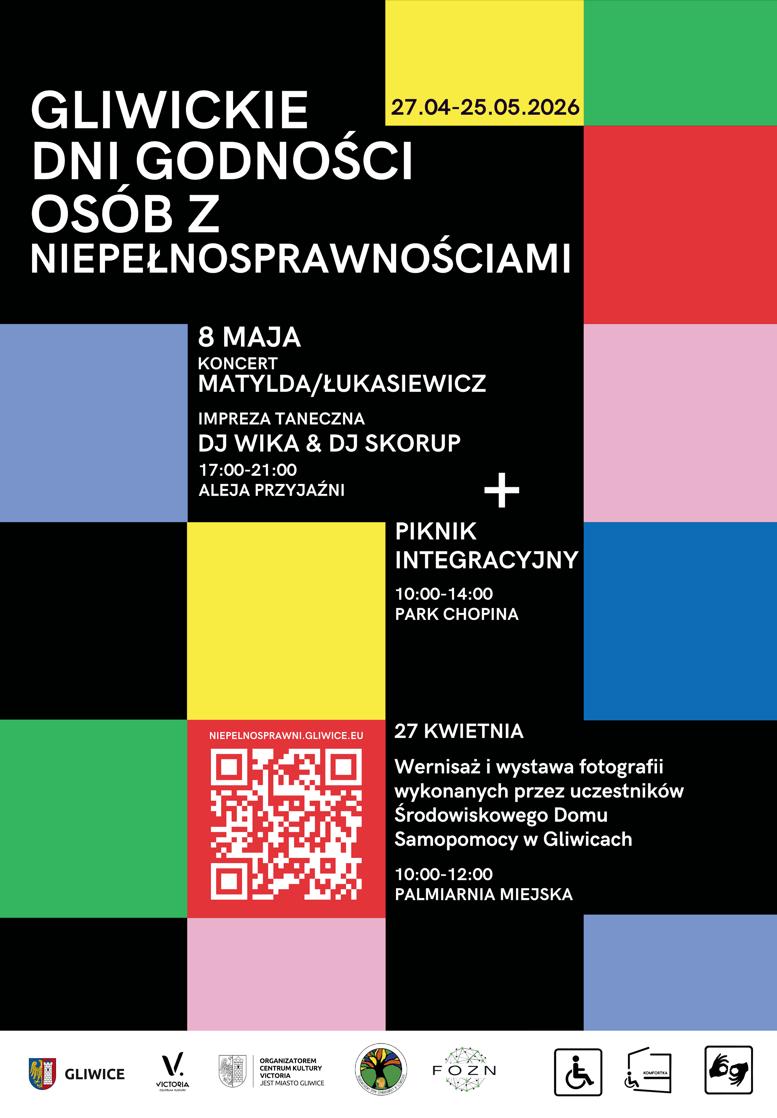 Plakat informacyjny zawartość w treści