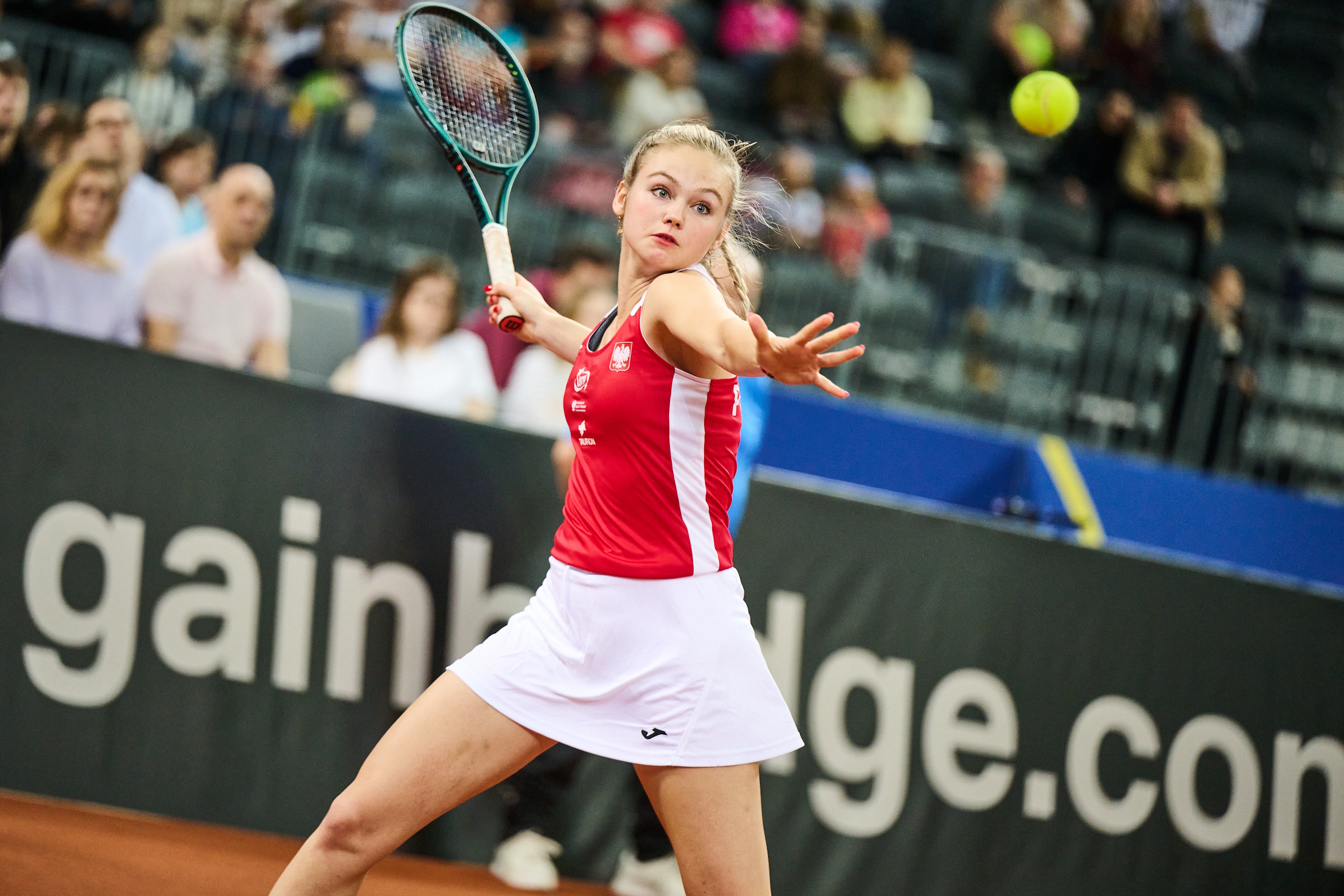 Linda Klimovicova odbierająca piłkę