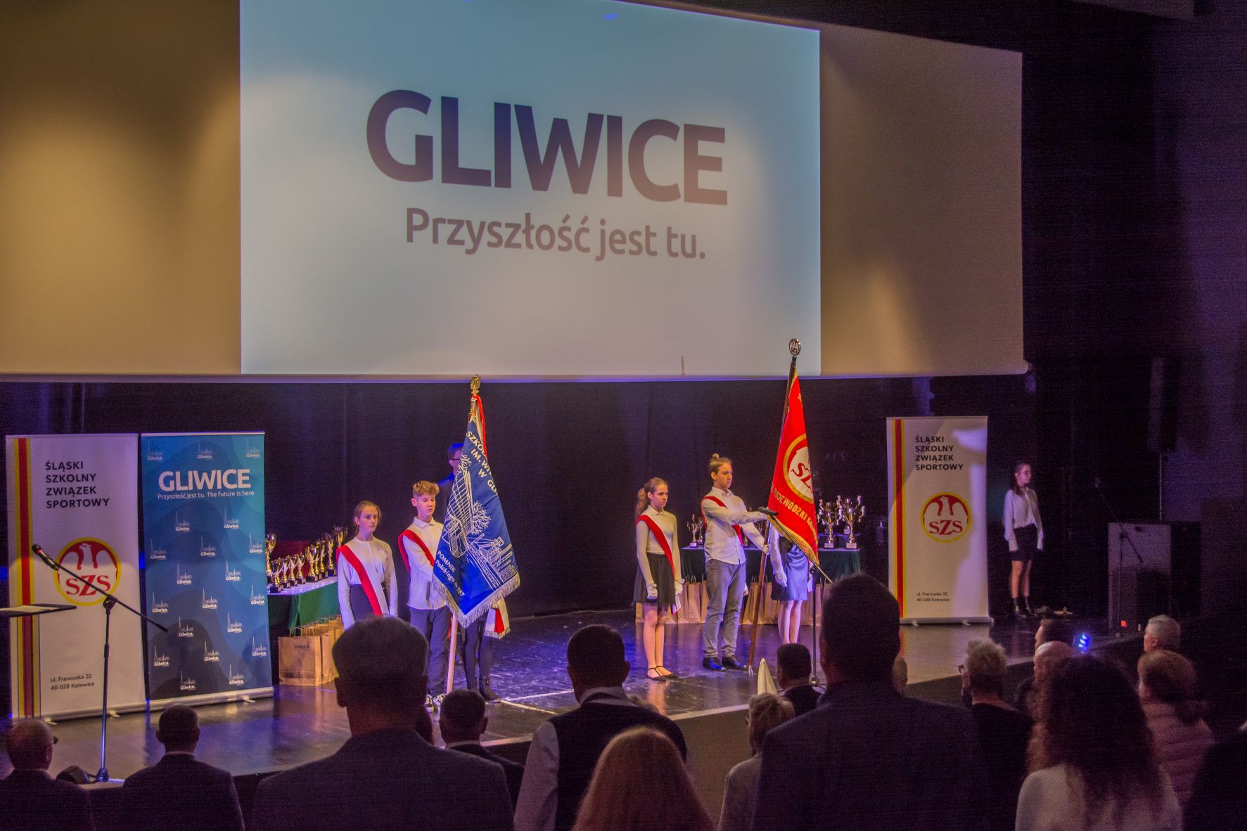 fot. Z. Daniec/UM Gliwice Zdjęcie pocztów na scenie