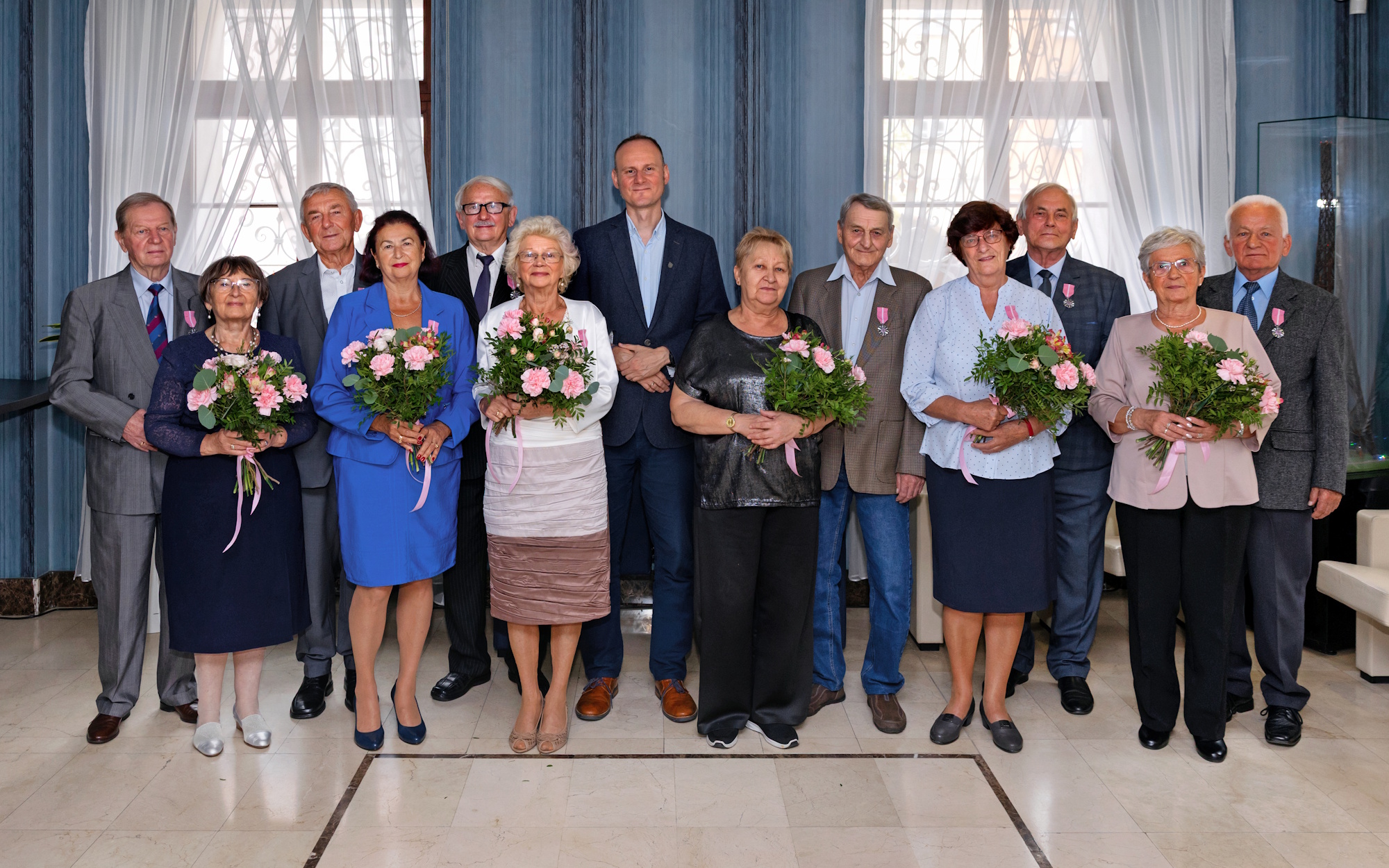pary małżeńskie i prezydent Gorczyński