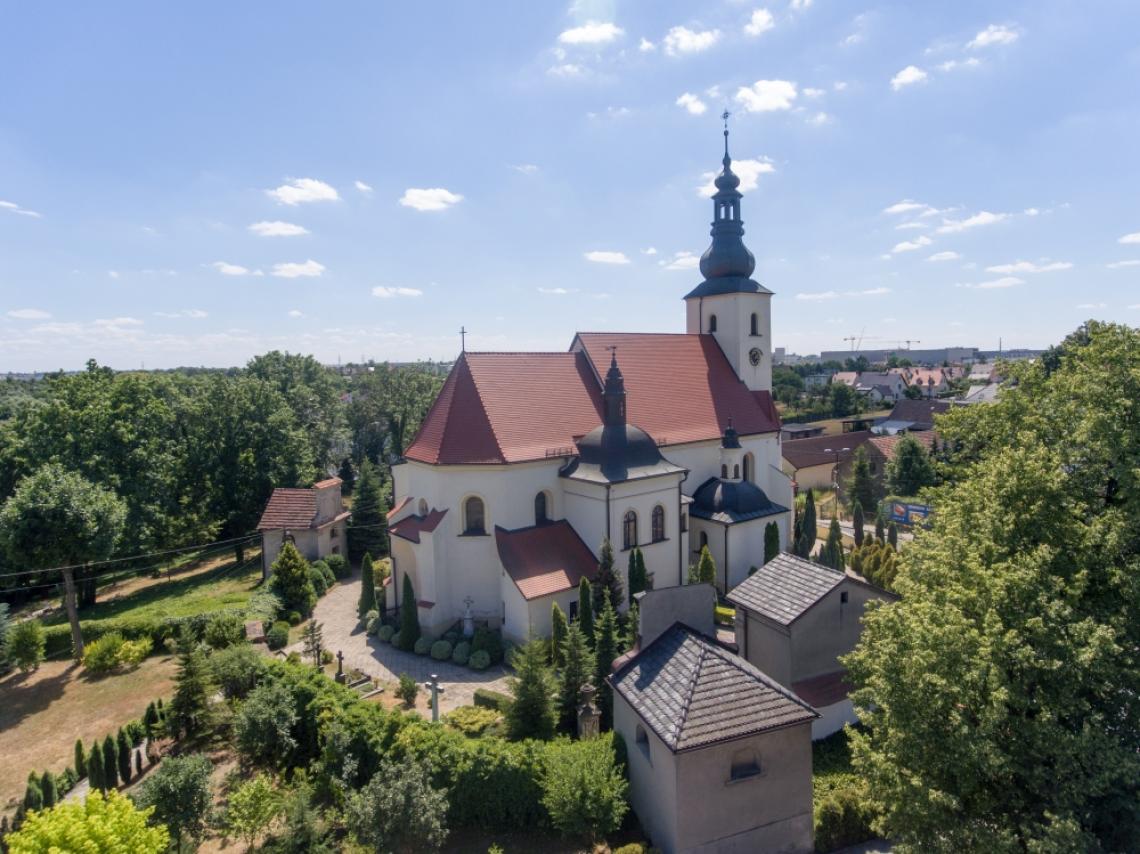 kościół pw. Wniebowzięcia Najświętszej Maryi Panny w Łabędach