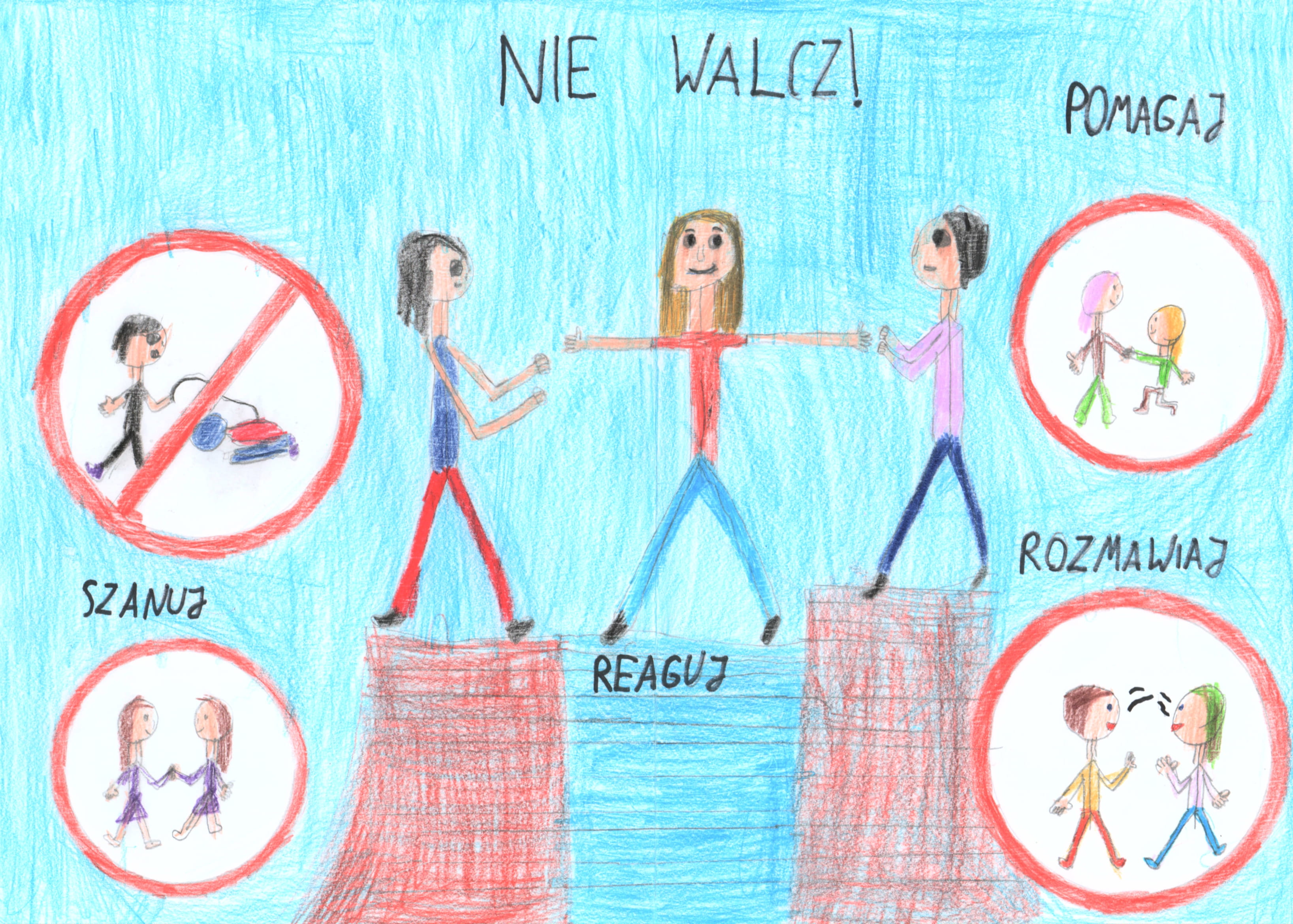 PRZEMOC NIE JEST ROZWIĄZANIEM! PRZEMOC NIE JEST ROZWIĄZANIEM!