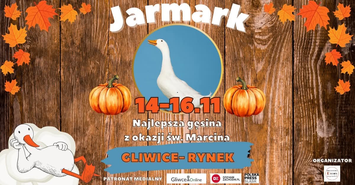 Jarmark Świętego Marcina. Wielki finał na Rynku w Gliwicach