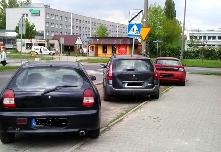 Trawnik to nie parking!