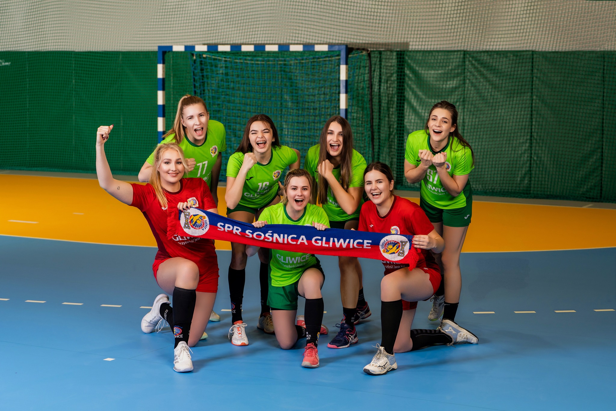 Część składu pierwszej drużyny SPR Sośnica Gliwice